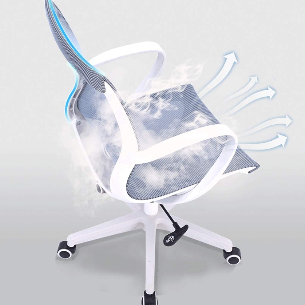Ergonomic Mesh Office Chair - Breathable Computer Desk Chair with Adjustable Height & 360° Swivel for Home Office, Gaming & Workspace (Blue) - Perfect for Long Hours of Work, Online Classes & Remote Working