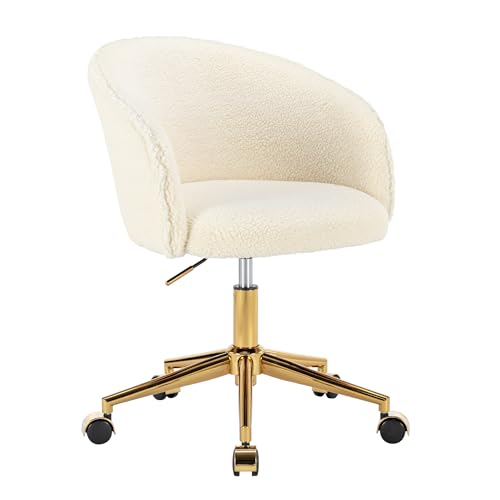 Round White+golden Base
