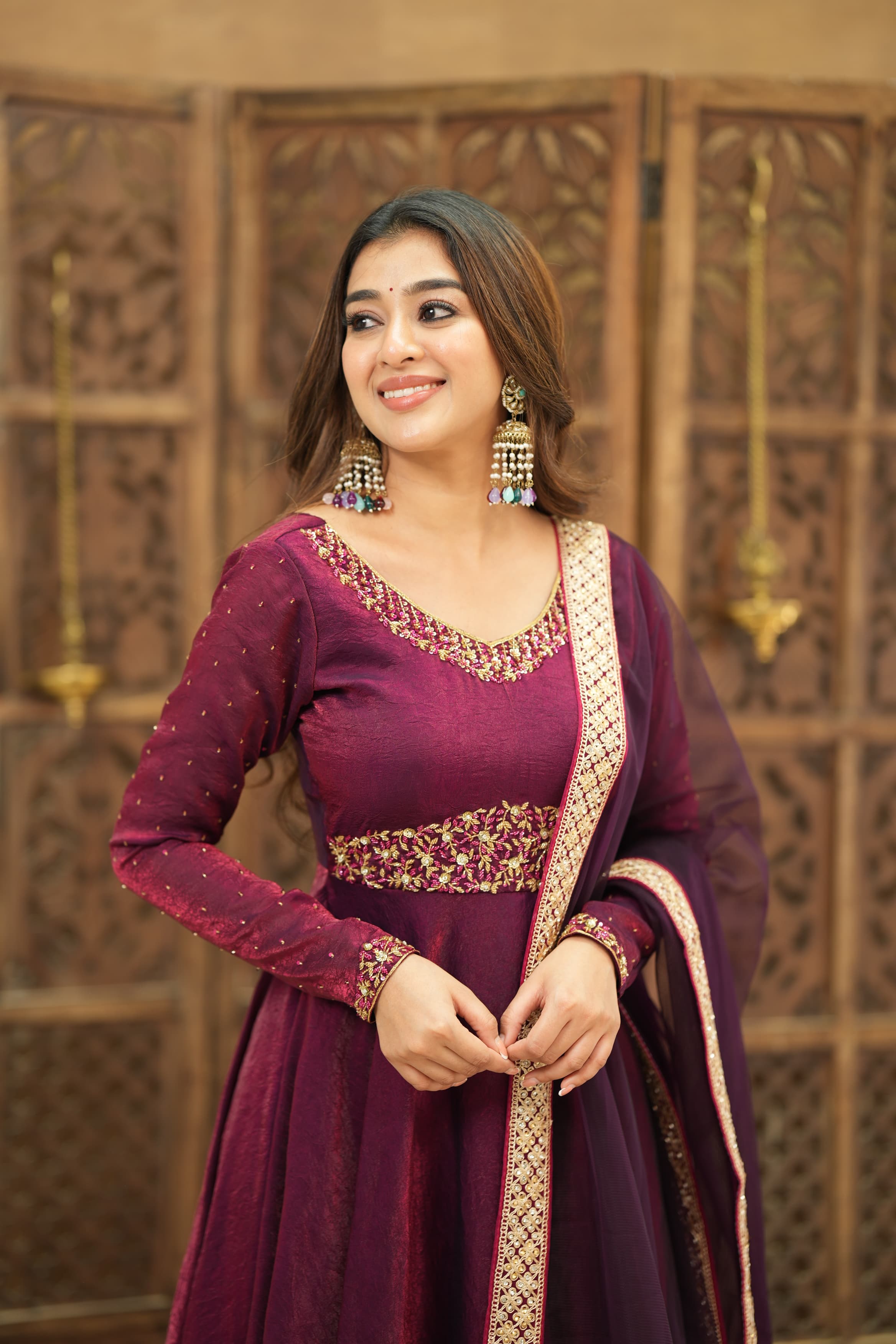 Premium Designer Anarkali Dress for Women | DD727 Reetha | Elegant Indian Party Wear for Weddings & Festivals