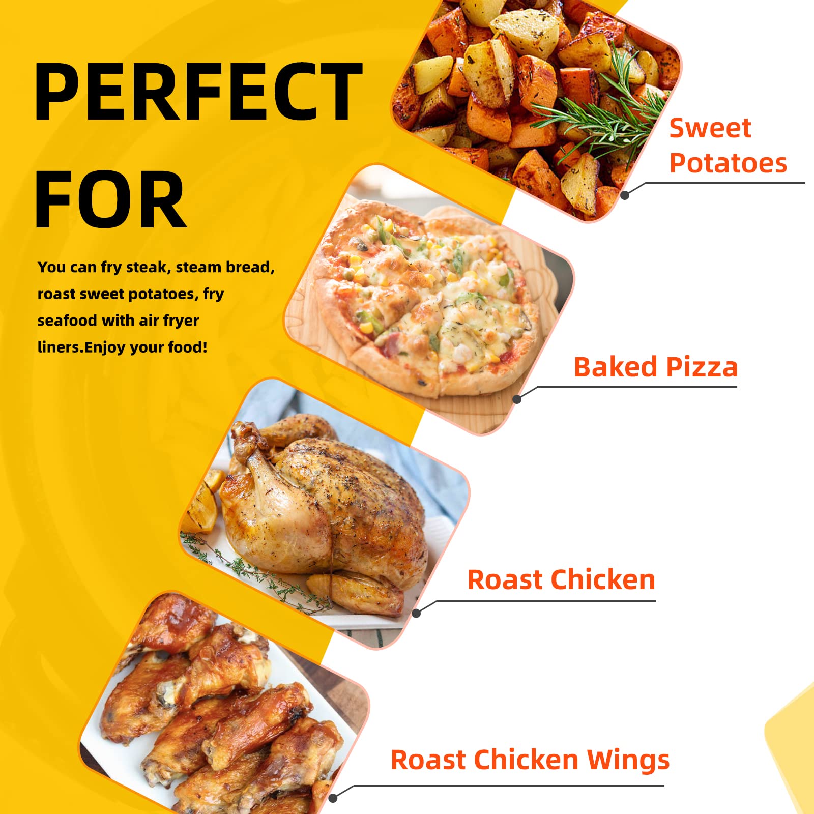 Katbite 200Pcs 8.5 Inch Unbleached Air Fryer Parchment Paper Liners - Heavy Duty, Non-Stick, Square Perforated Baking Sheets for Air Fryer, Oven & Steamer | Perfect for Healthy Cooking, Meal Prep & Quick Cleanup