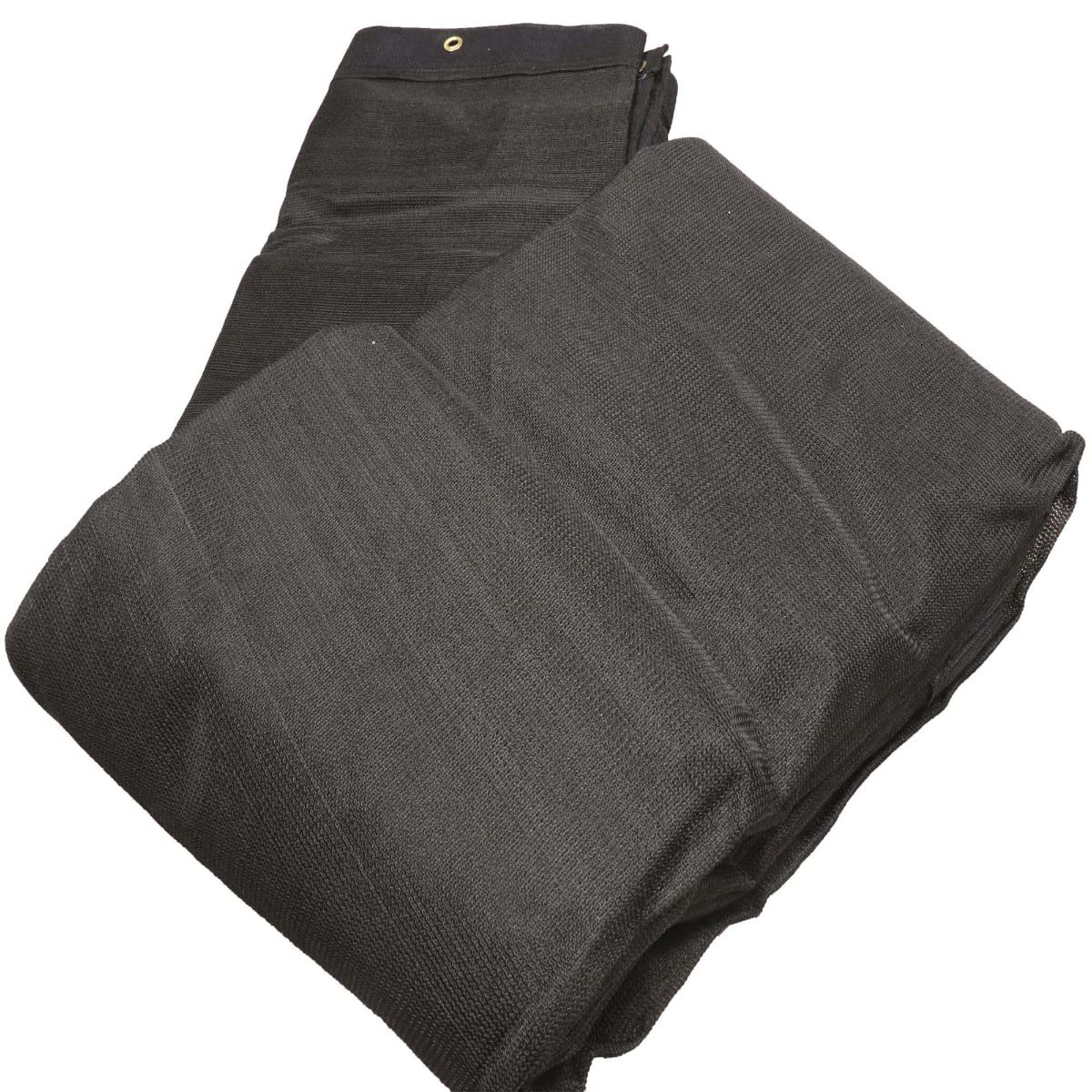 Heavy Duty 12' x 20' Black Mesh Tarp - UV Resistant, Waterproof & Tear Proof Sun Shade Cover for Patio, Canopy Tent, Truck, Camping, Pool Shelter | Indoor & Outdoor Use for Sun Protection & Privacy