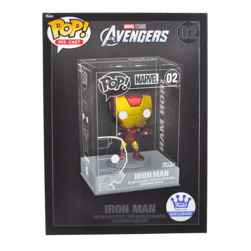 Funko Pop! Iron Man Die Cast Collectible Figure - Funko Shop Exclusive | Marvel Superhero Action Figure for Display & Gifting