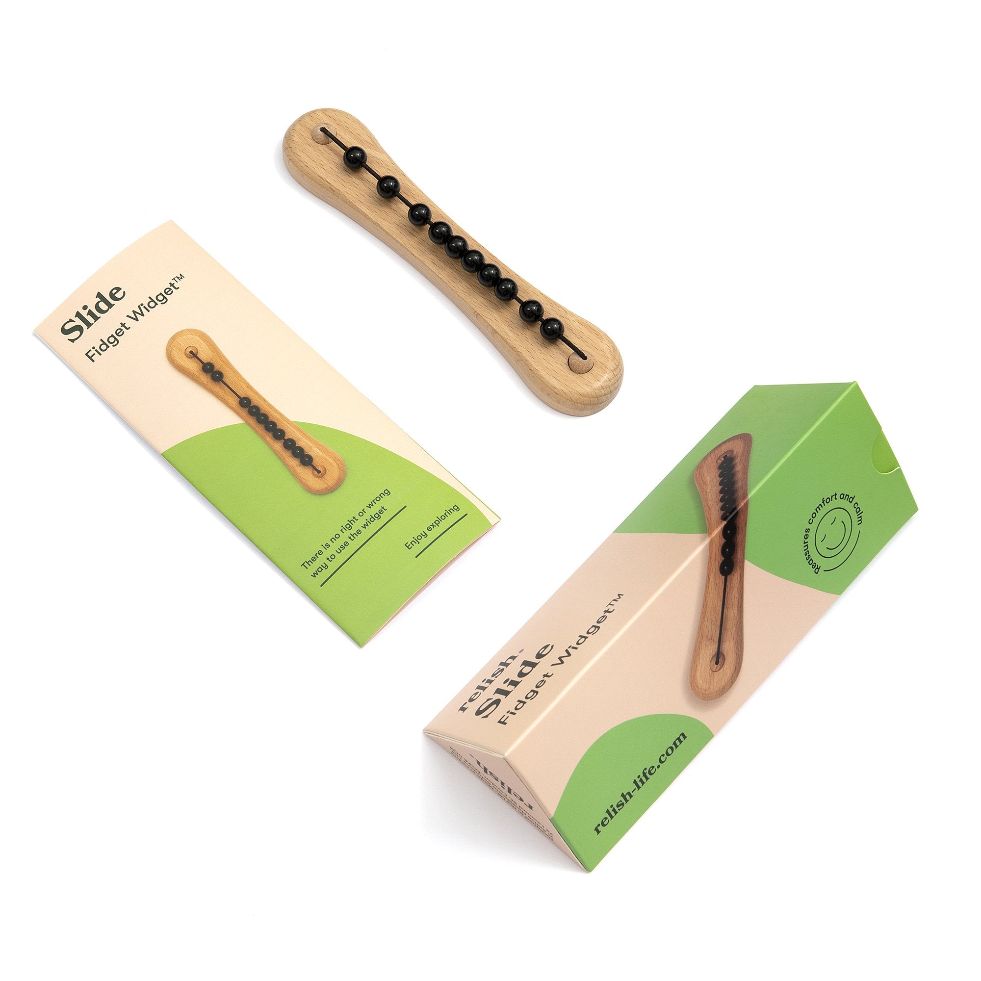 Slide Fidget Widget Toy - Stress Relief & Anxiety Sensory Toy for Kids & Adults - Perfect for ADHD, Focus, and Office Desk Play
