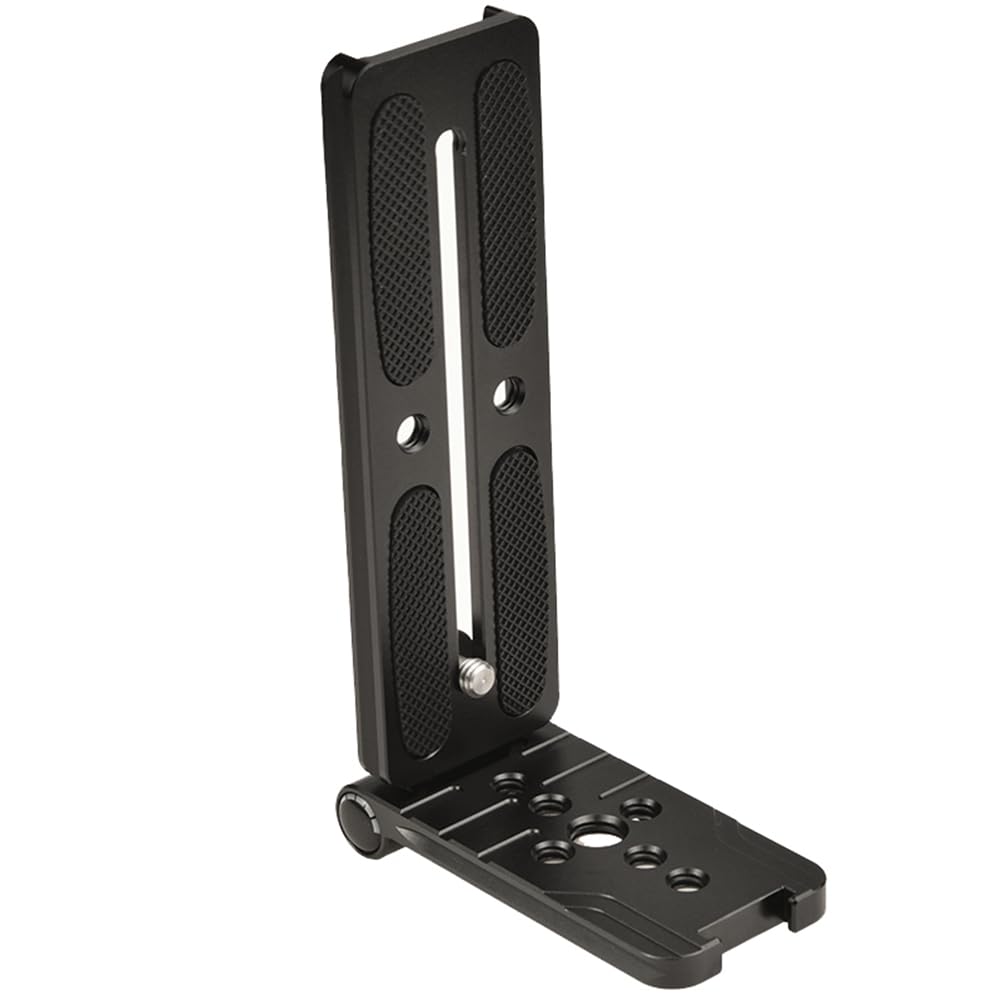 Universal L-Plate Bracket for DSLR Cameras - Arca-Swiss Compatible Quick Release Plate with Cold Shoe Mount | Vertical & Horizontal Shooting | Perfect for Landscape, Portrait & Studio Photography