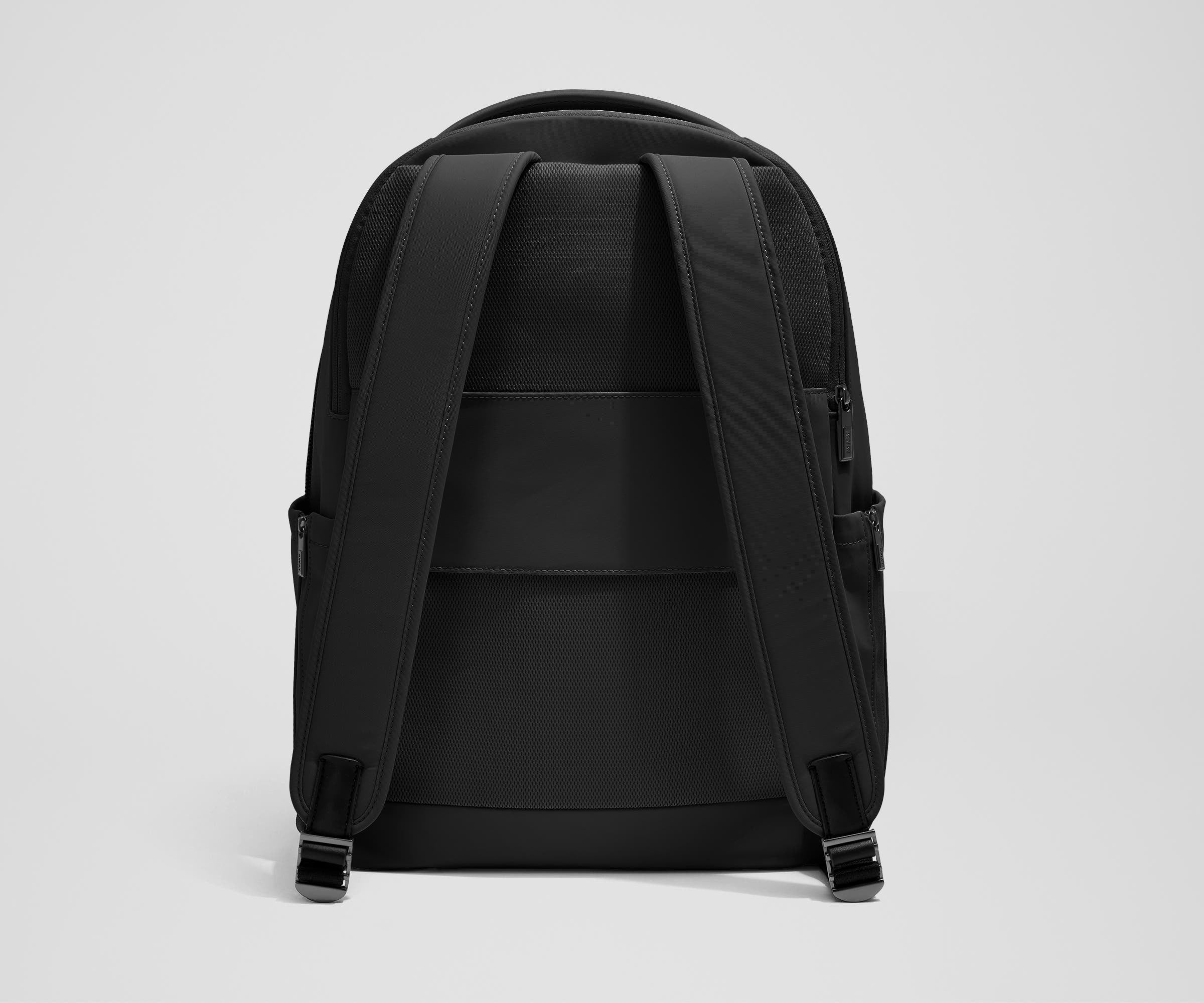 Jet Black Commuter Backpack - Durable Laptop Backpack for Work & Travel - Perfect for Business Professionals & Students