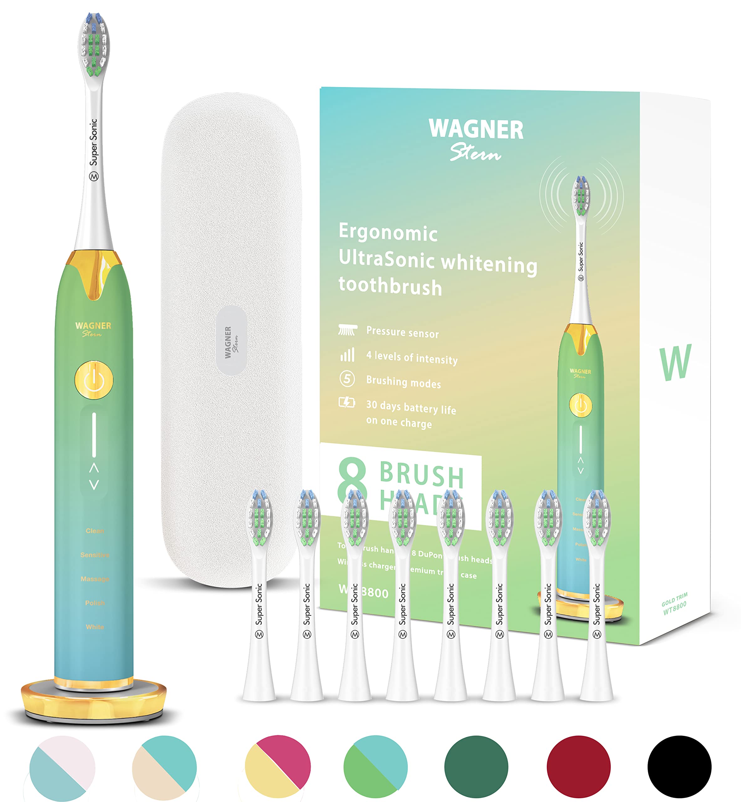 Replacement Toothbrush Heads for Wagner & Stern & Wagner Switzerland Electric Toothbrushes - Soft Bristles, Pink - Perfect for Oral Care, Travel & Daily Hygiene Routine