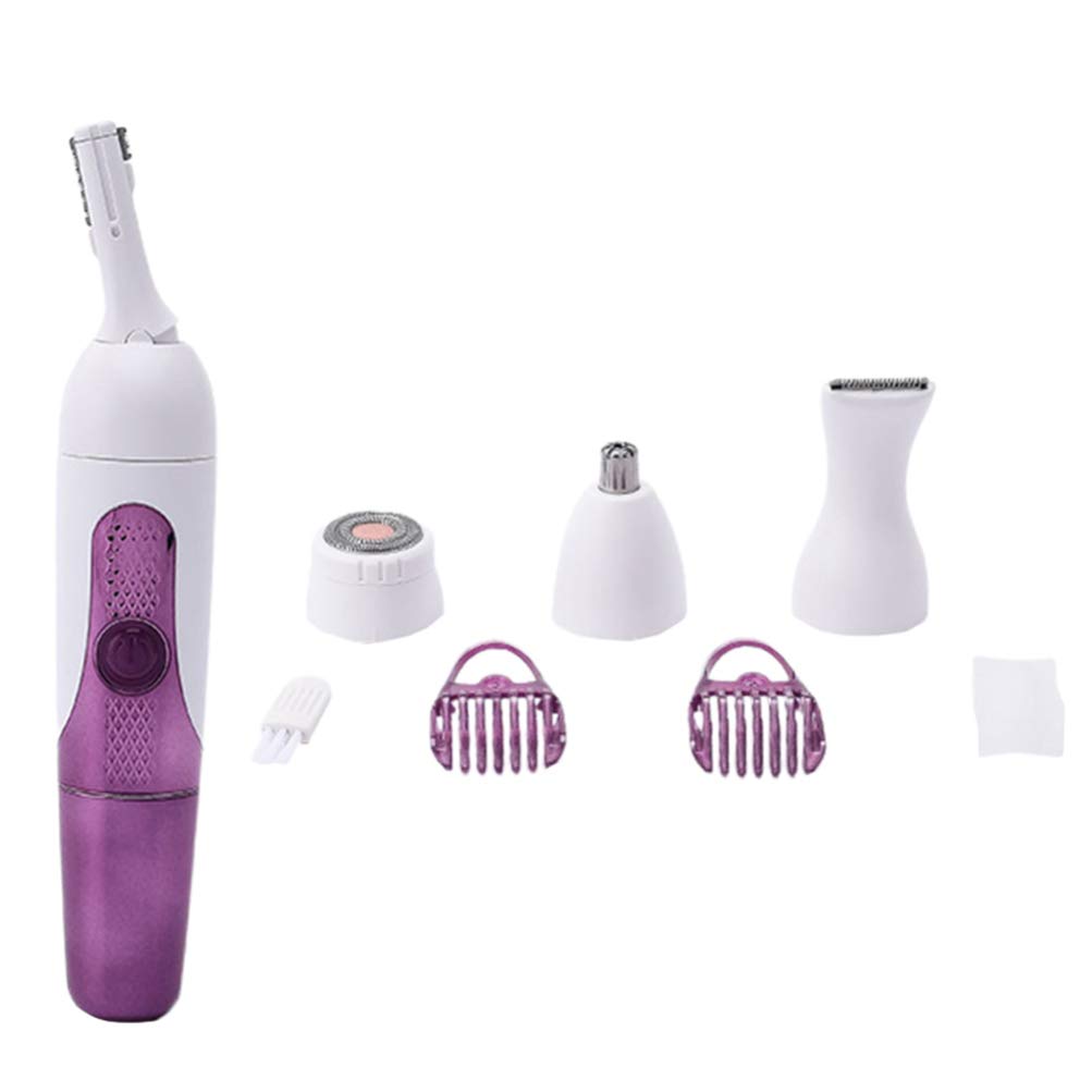 Rechargeable Electric Epilator & Facial Hair Trimmer - Eyebrow Shaver, Face Razor & Pen-Shaped Trimmer for Smooth Skin | Perfect for Travel, Home Use & Quick Touch-Ups