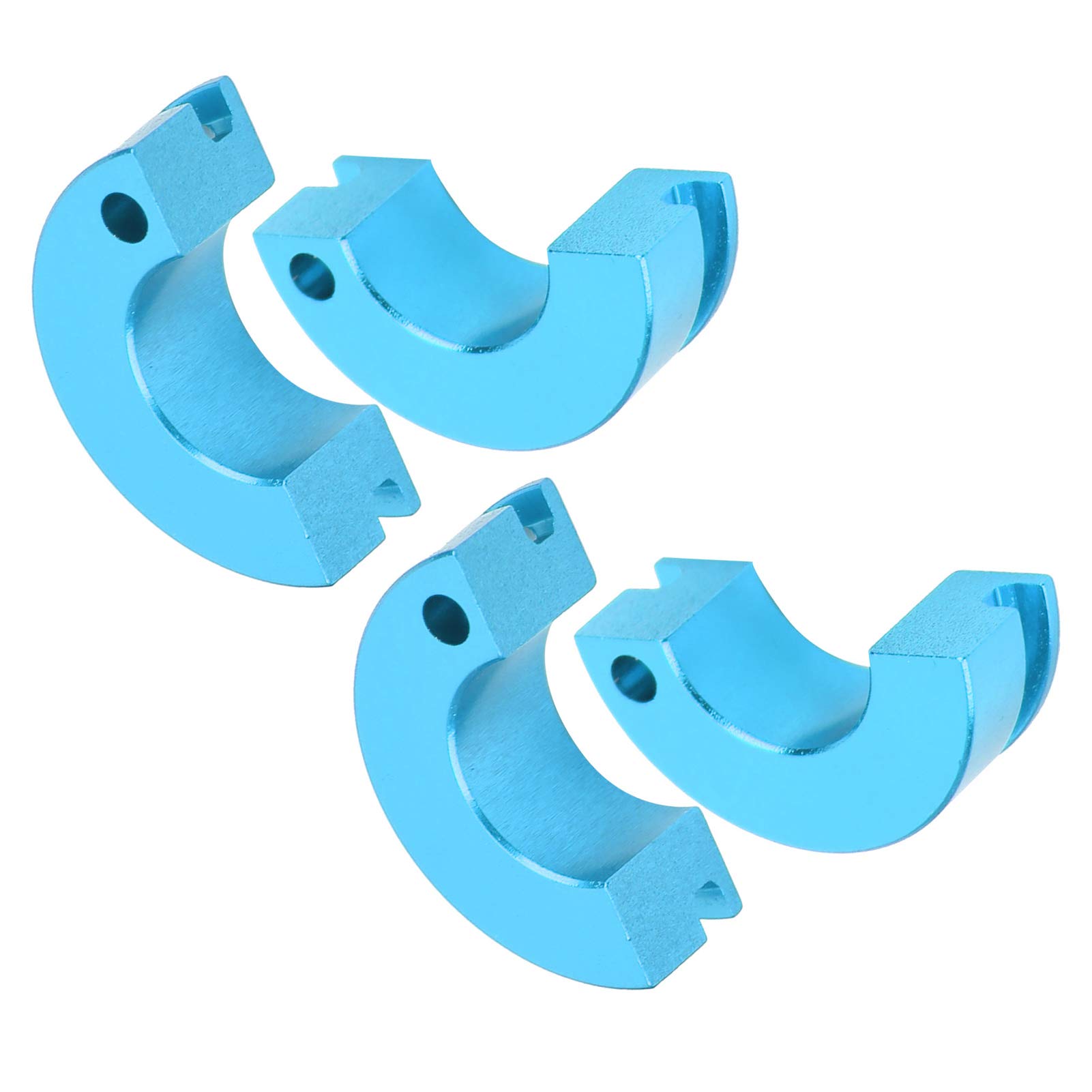 Talany RC Car Clutch Shoes with Spring Fit - Stable Small Size, Lightweight 2-Piece Set for Nitro RC Cars - Perfect for Racing & Off-Road RC Models (Blue)