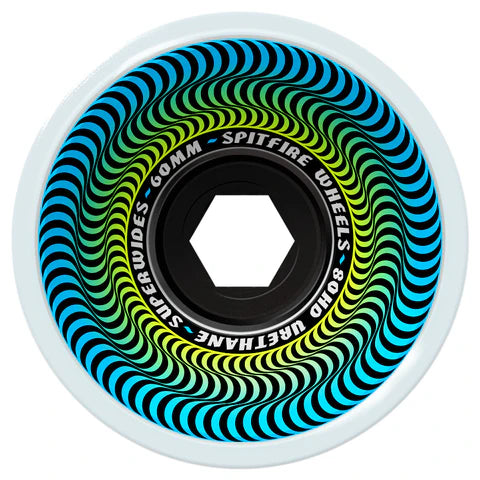 Spitfire 80HD Superwides Cruiser Wheels - High Performance Skateboard Wheels for Smooth Riding | Perfect for Cruising, Commuting & Street Skating