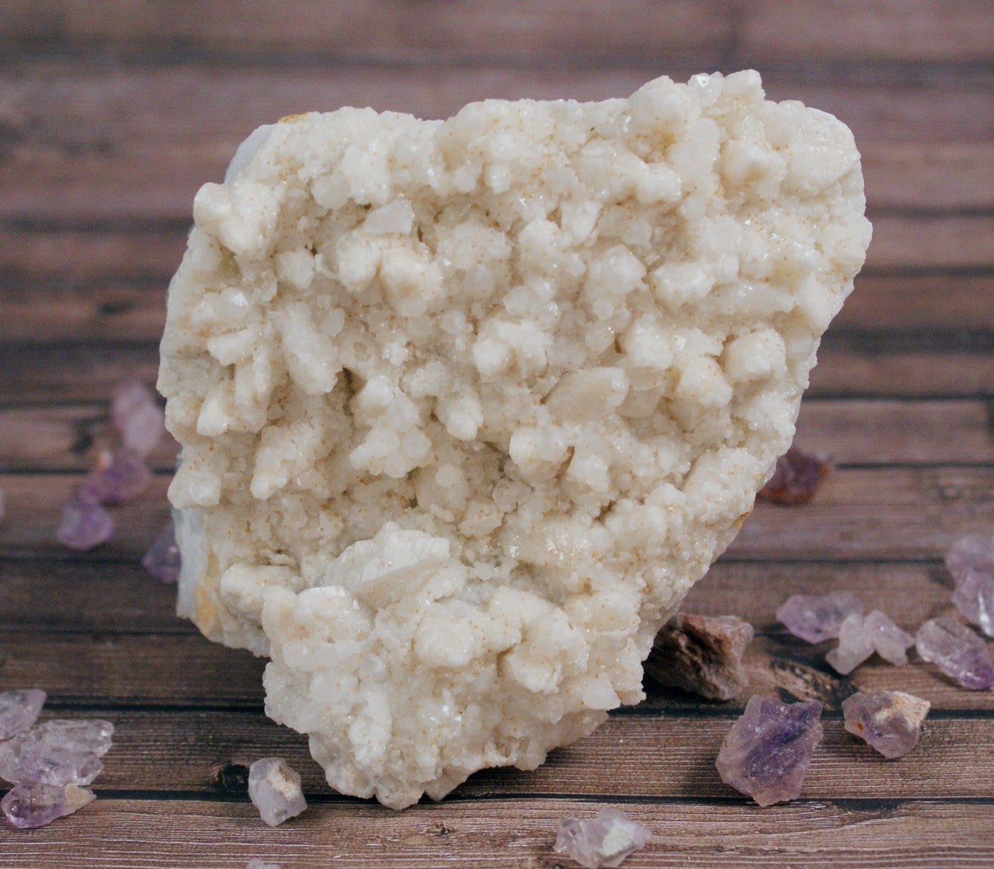 Natural Bulgarian Quartz with Calcite - Healing Crystal for Meditation, Energy Work & Home Decor