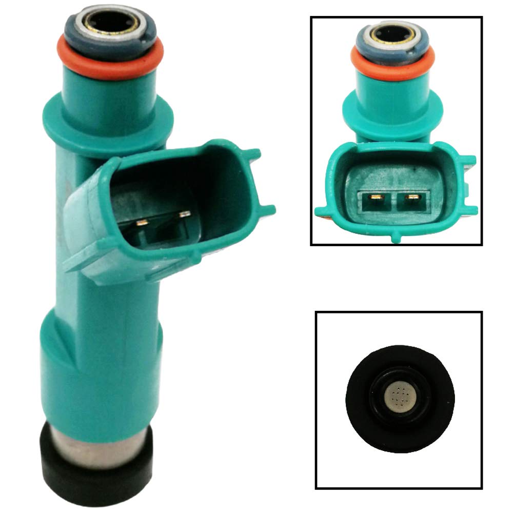 4Pcs 23250-28080 Fuel Injectors 12 Holes Nozzle for Toyota Camry 04-09, Highlander 06-07, RAV4 04-08, Solara 05-08, Corolla Matrix 09-10, Scion tC 05-10, xB 08-10 2.4L L4 23250-0H060 - High Performance Fuel Injection for Smooth Engine Operation & Improved Fuel Efficiency