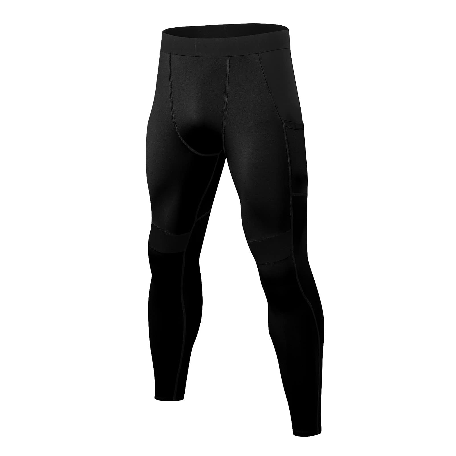 Men's Color Block Yoga Leggings - High Compression Workout Pants, Stretchy & Quick Dry Gym Tights for Running, Training & Fitness | Perfect for Yoga, HIIT & Active Lifestyle