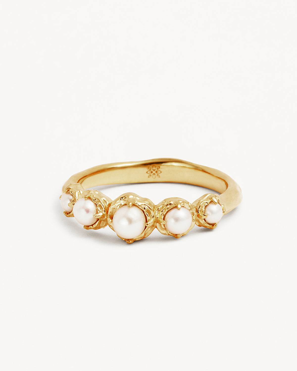 18K Gold Vermeil Peace Within Ring - Elegant Stackable Minimalist Jewelry for Women, Perfect for Everyday Wear, Gifts & Meditation