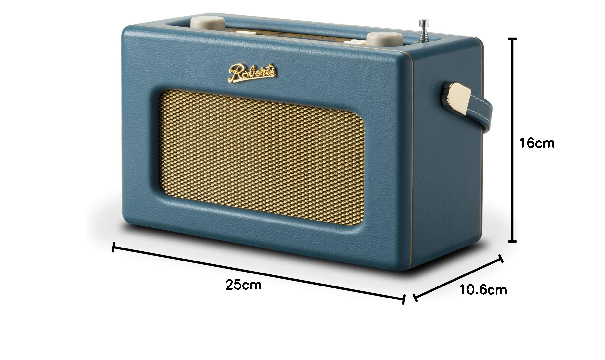 Roberts Revival iSTREAML FM/DAB/DAB+/Internet/Bluetooth Radio - Teal Blue Portable Digital Radio for Home, Office, and Outdoor Use