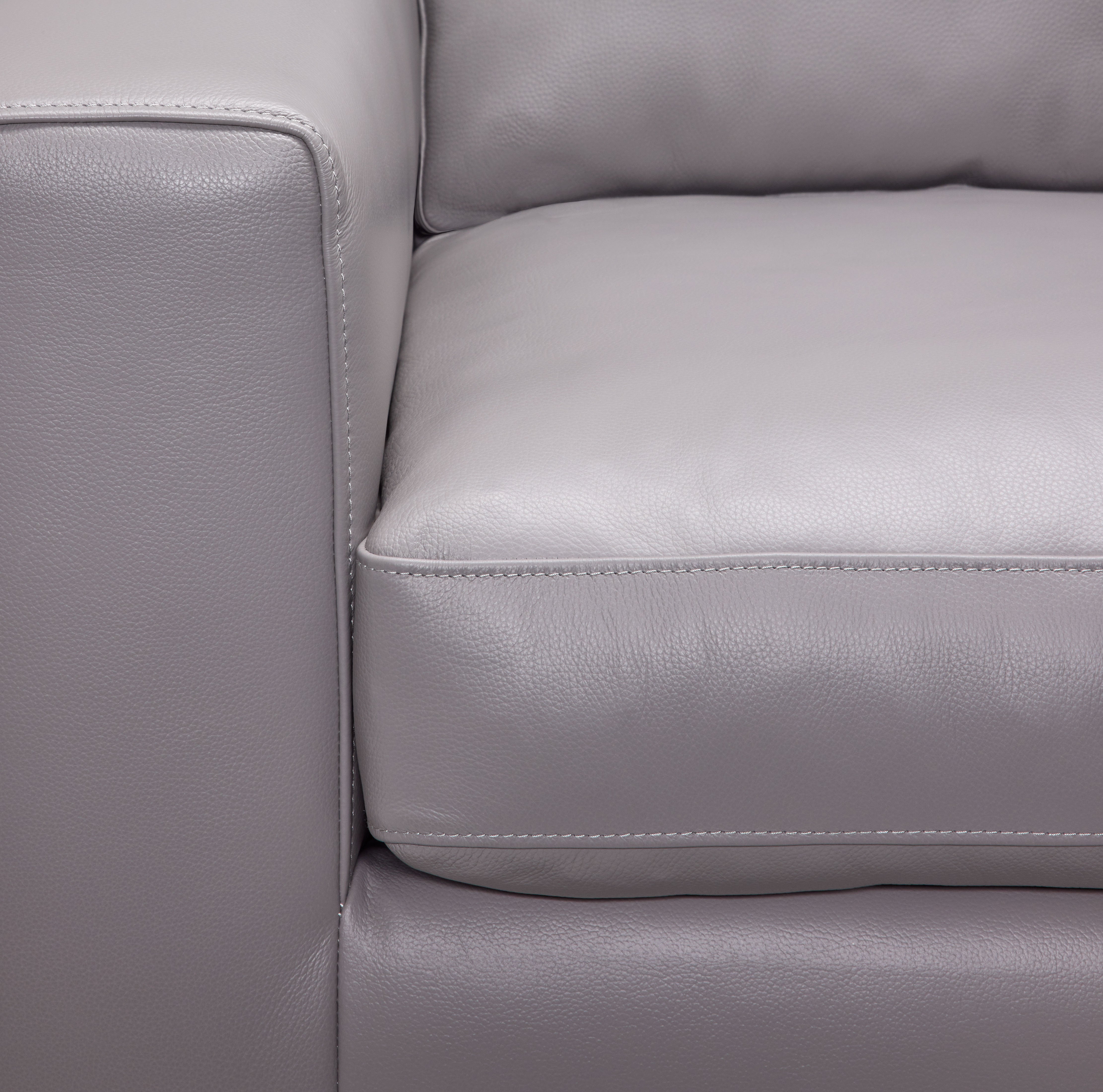 Premium Anderson Leather Chair in Ash - Luxurious Comfort for Home Office, Living Room & Study