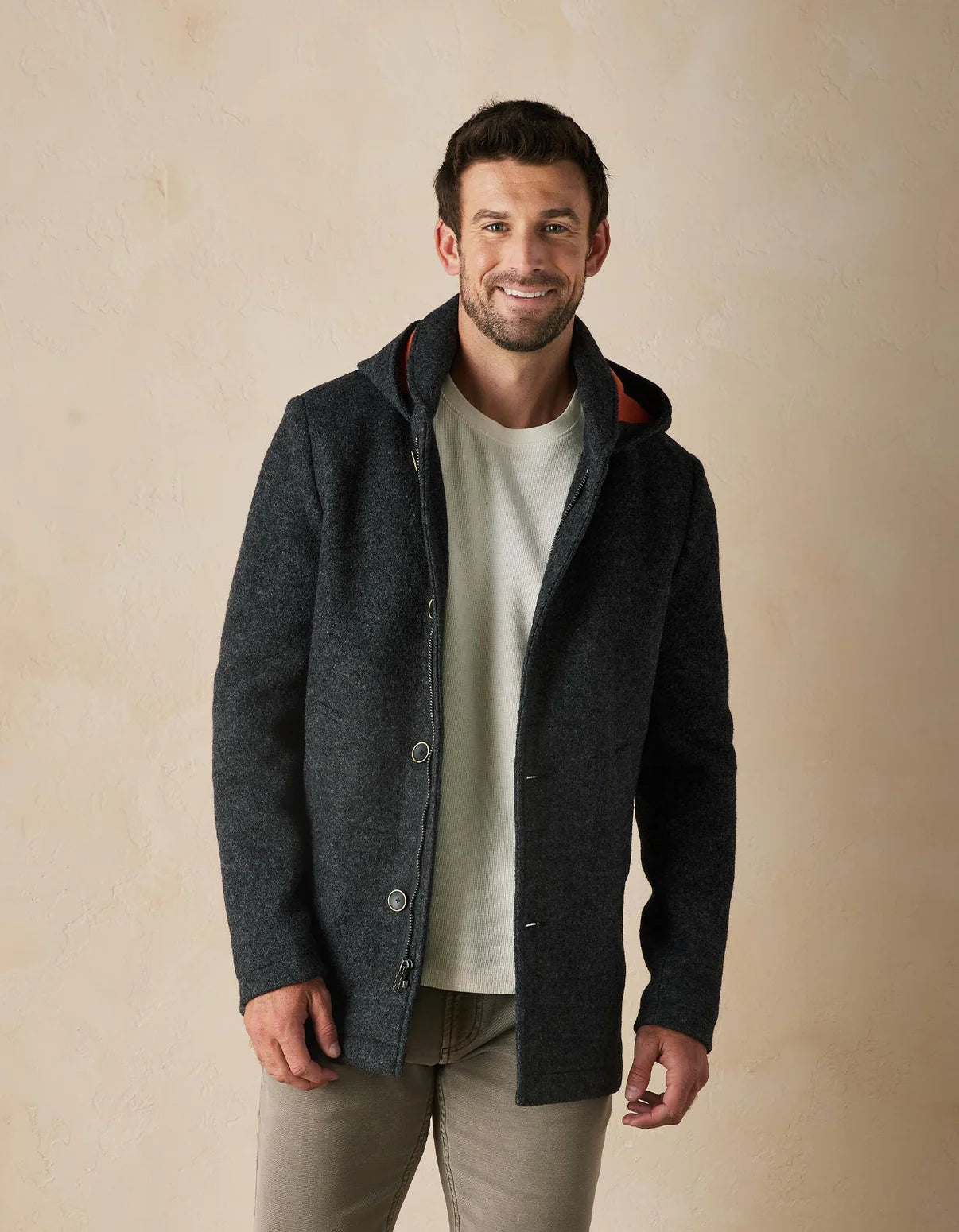 Balboa City Peacoat - Classic Wool Blend Winter Coat for Men & Women | Warm & Stylish Outerwear for Urban Commuting, Office & Casual Wear
