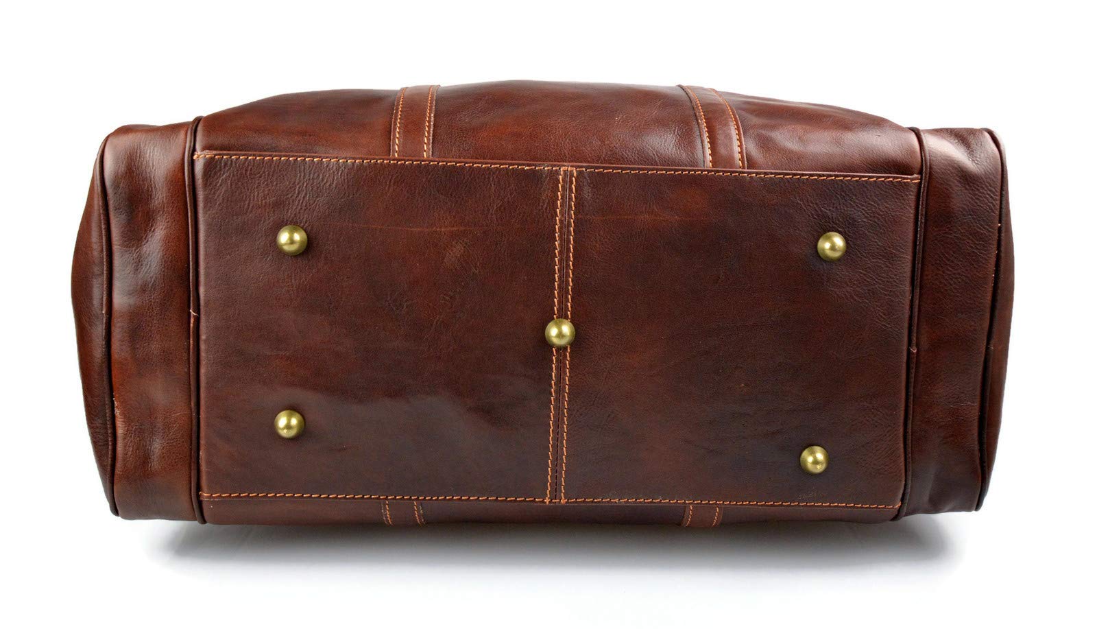 Premium Genuine Leather Duffle Bag for Men & Women - Stylish Brown Travel Shoulder Bag, Spacious Weekender Carry-On Luggage - Durable Gym Bag & Cabin Bag for Business Travel, Weekend Getaways, Workouts, Office Commute - Ideal for Professionals, Fitness Lovers & Frequent Travelers - Perfect for Business Trips, Gym Sessions, Vacation Packing & Daily Use