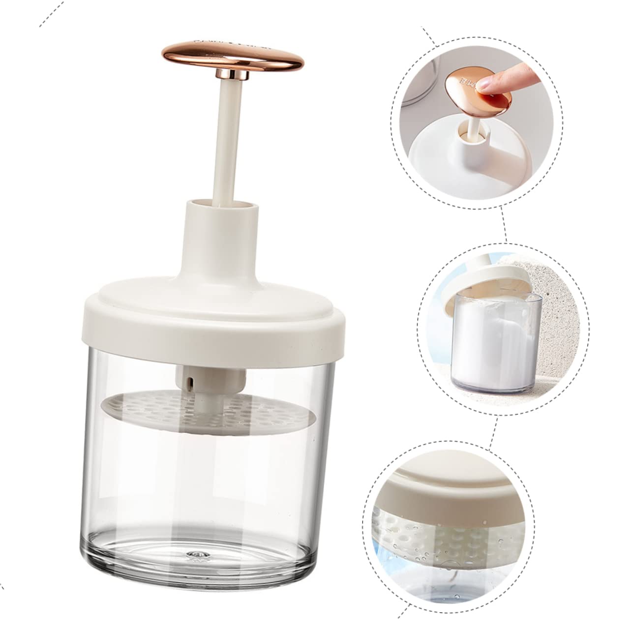 Electric Milk Frother & Foam Maker for Coffee, Lattes, Facial Cleanser & Shampoo | Easy Clean Handheld Whisker | Perfect for Home Barista, DIY Skincare & Hair Care Routines