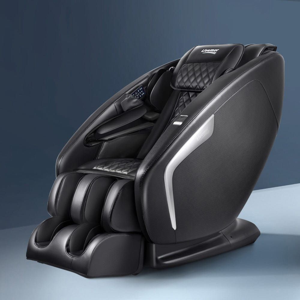 Livemor 3D Massage Chair with Electric Recliner - Full Body Shiatsu Massager for Home & Office Relaxation - Perfect for Stress Relief and Muscle Recovery