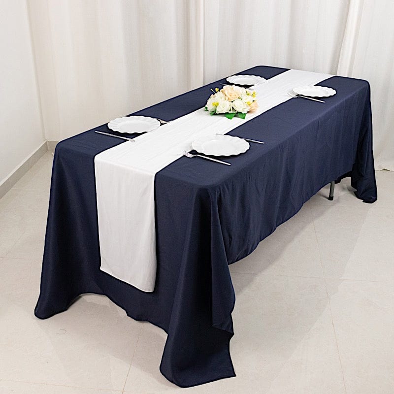 12-Pack Premium Scuba Polyester Table Runners - 108 Inch Long Wrinkle-Resistant Dining Table Decor for Weddings, Parties & Holiday Celebrations