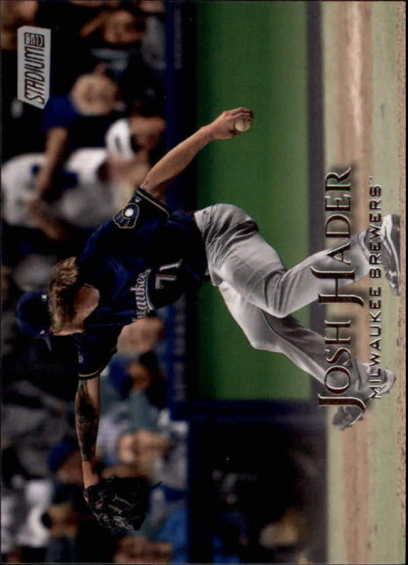 2019 Topps Stadium Club #144 Josh Hader Milwaukee Brewers Baseball Card - Rare Collectible for Sports Memorabilia Enthusiasts & Fantasy Baseball Fans