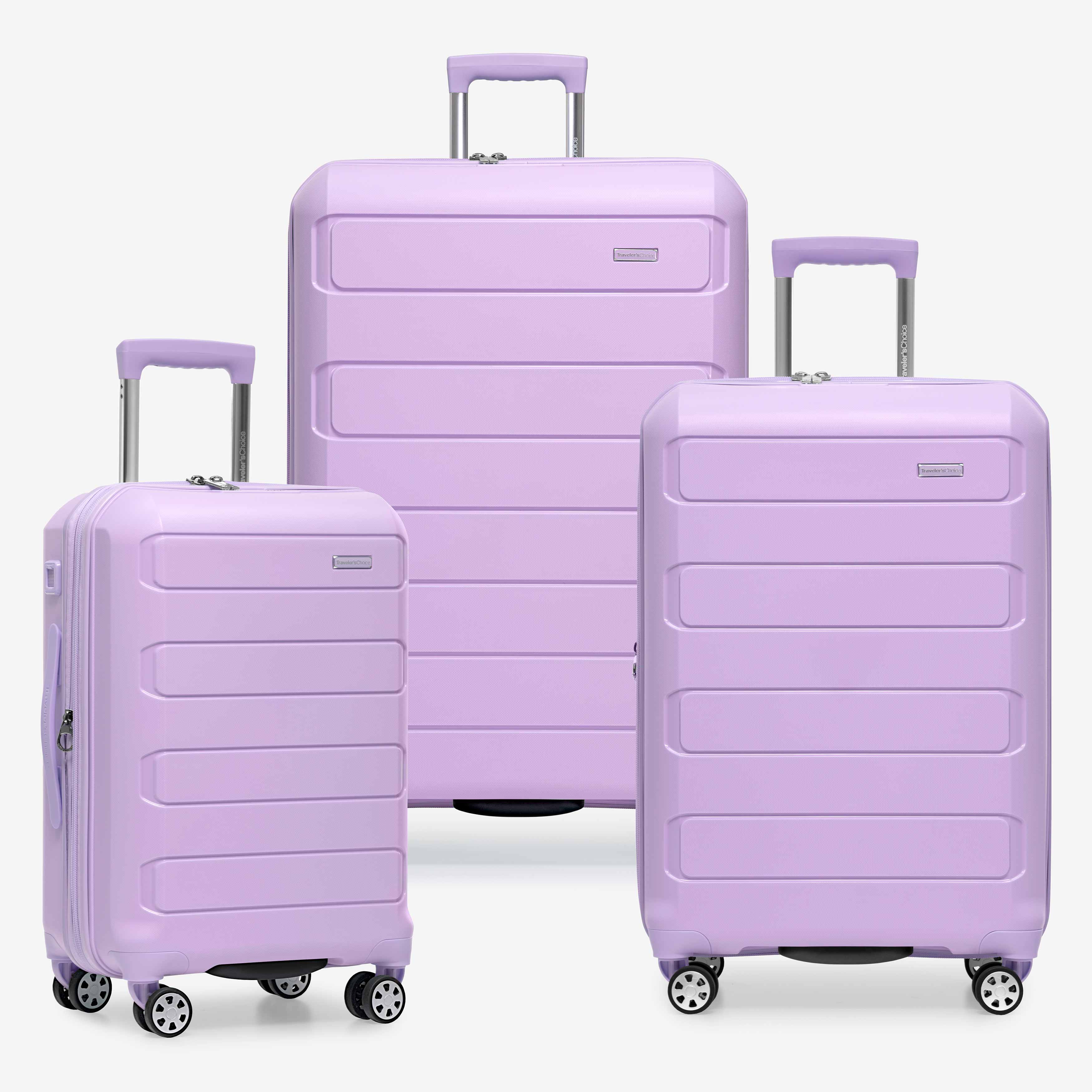 Pagosa 3 Piece Luggage Set - Lightweight Spinner Suitcase with TSA Lock - Perfect for Travel, Business Trips & Vacations
