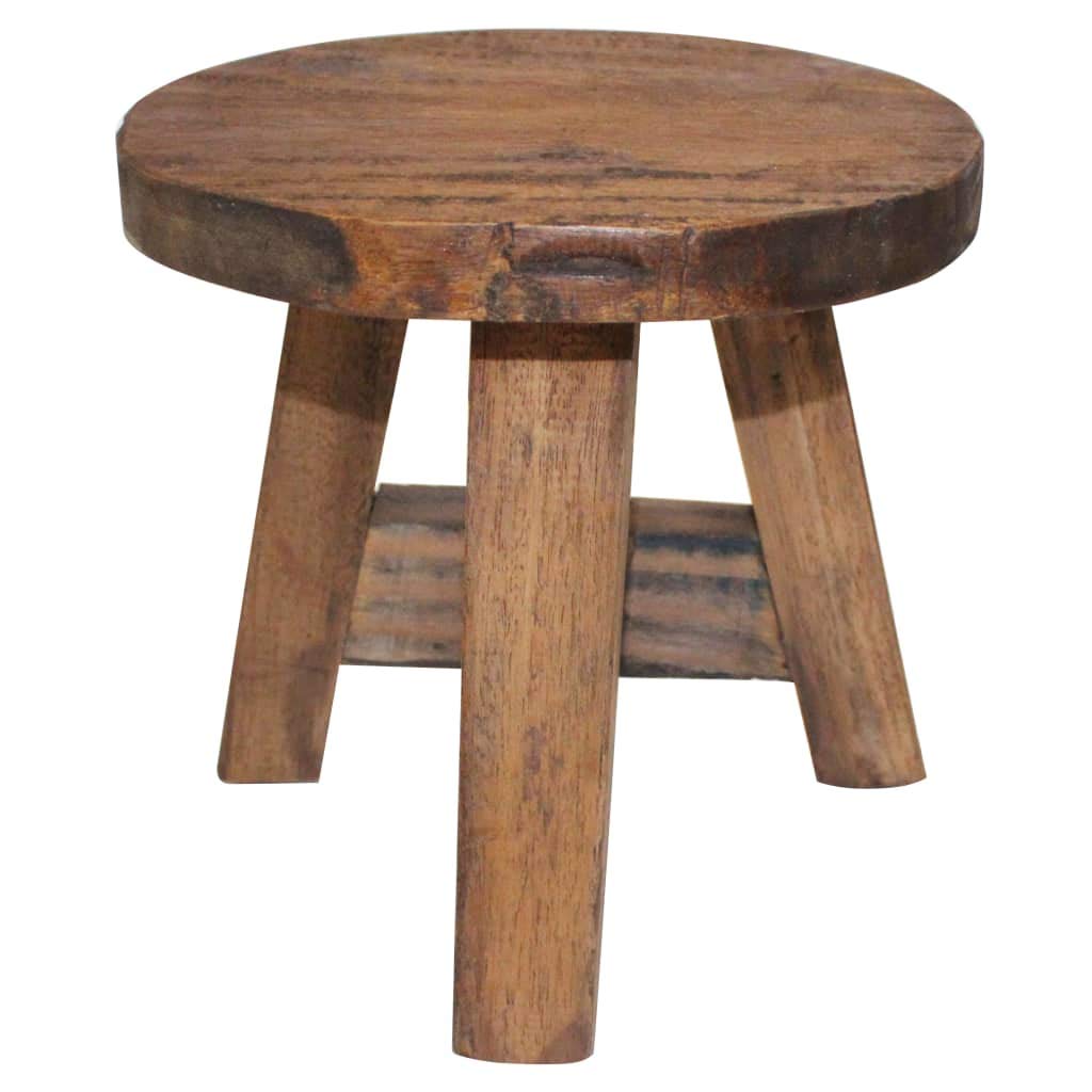 Mini Kids Stool - Handcrafted Solid Wood Step Stool for Children (9.1