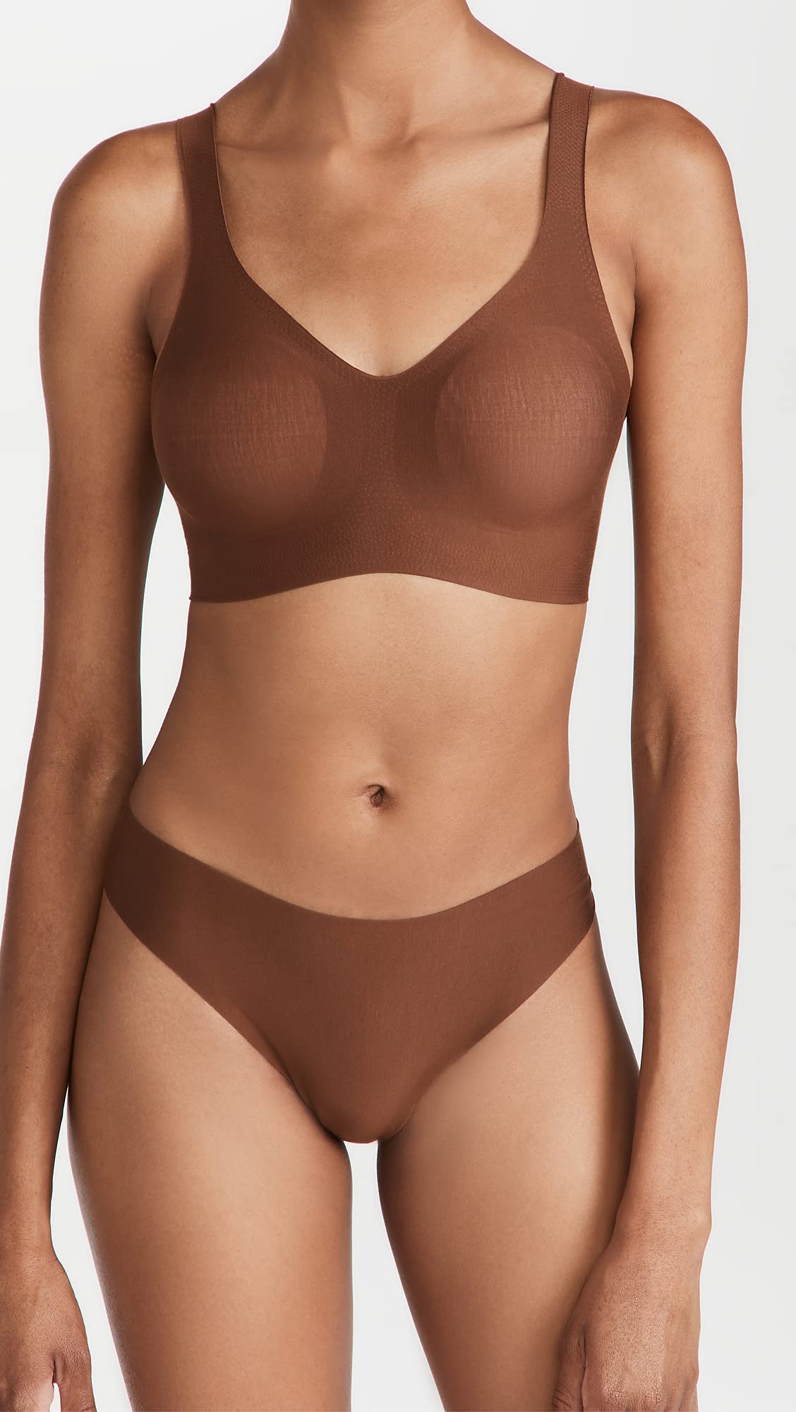 Commando Women's Butter Mid Rise Thong - Ultra Soft Seamless Underwear for All-Day Comfort | Perfect for Yoga, Workouts & Everyday Wear
