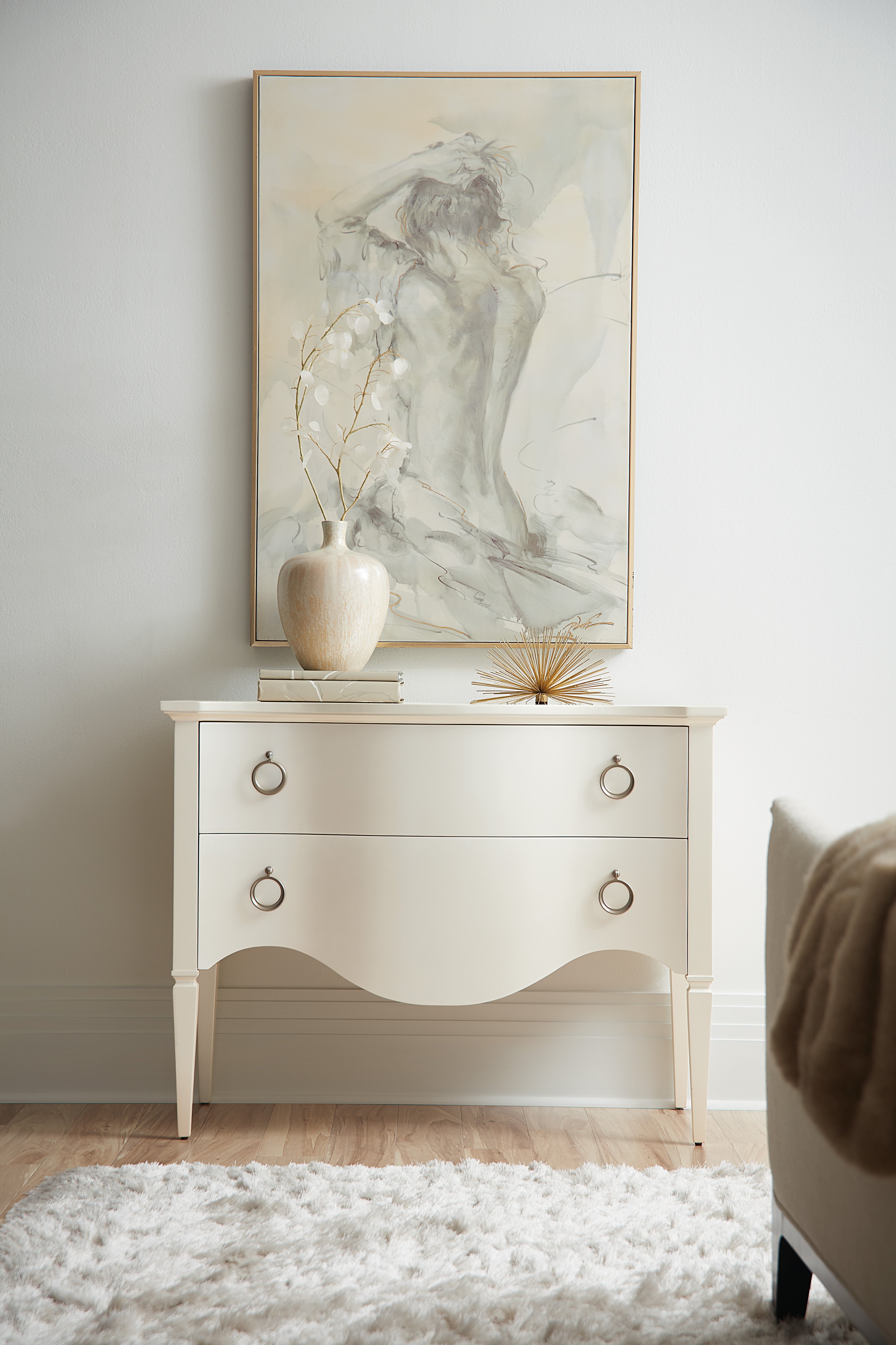 Bella Donna 2-Drawer Wooden Chest - Stylish Storage Solution for Bedroom, Living Room & Office Organization