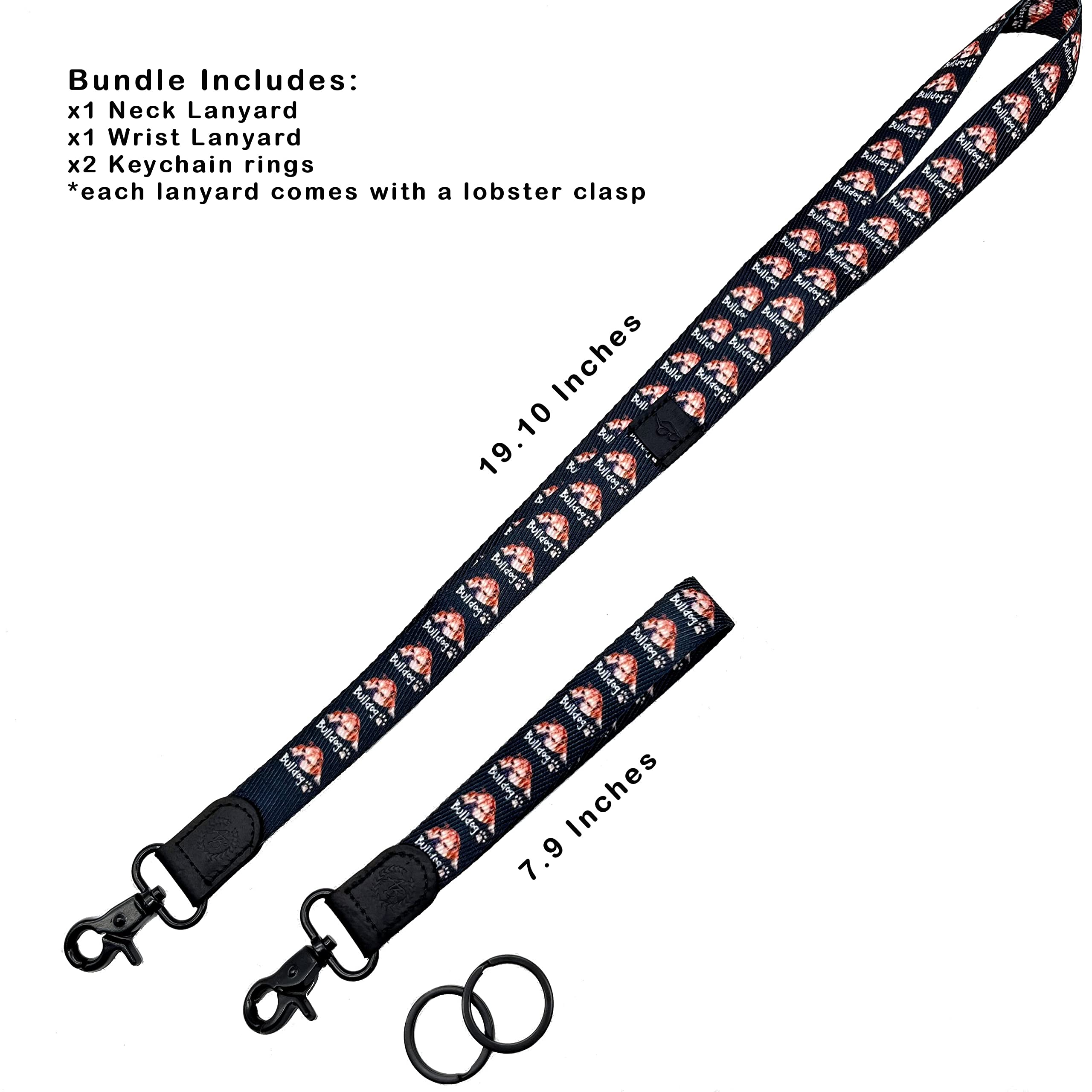 Pet Themed Lanyard Set for Keys & ID Badges - Work & Travel