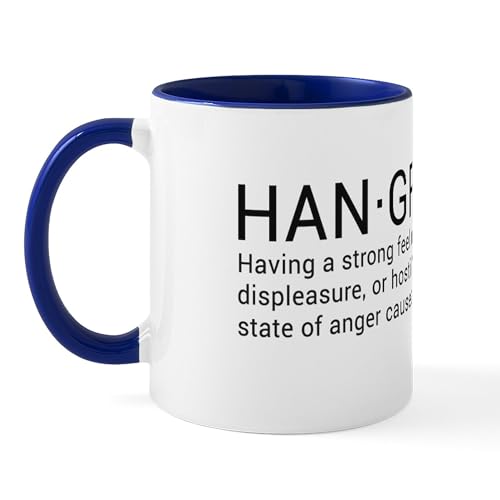 White/Navy Inside - Hangry Mug