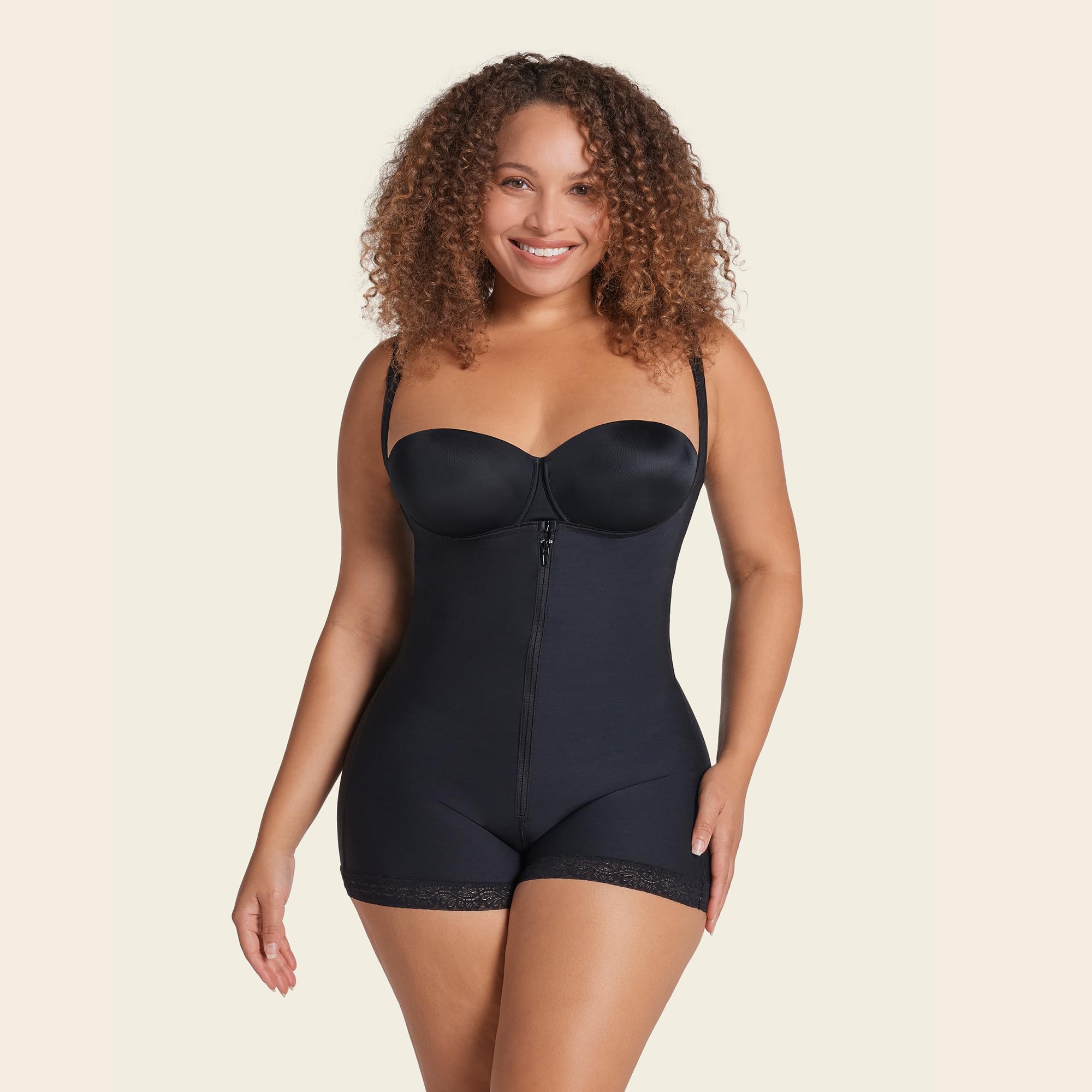 Leonisa Women's Shapewear Bodysuit - High Waist Tummy Control Body Shaper for Slimming & Smoothing - Perfect for Dresses, Workouts & Everyday Wear