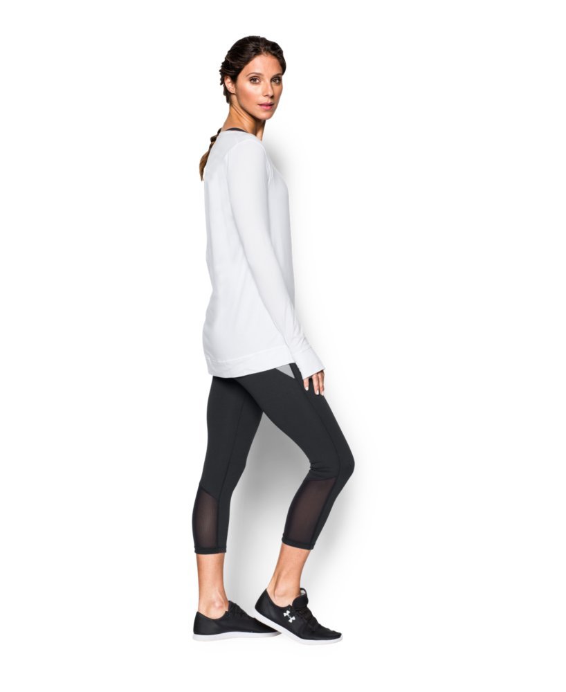 Under Armour Women's Mirror Color Block High-Waisted Workout Leggings - Yoga, Running & Gym Fitness Compression Pants for Active Lifestyle