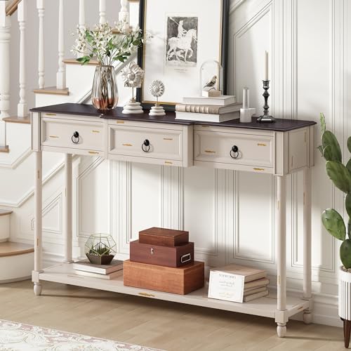 Beige-projecting Drawers