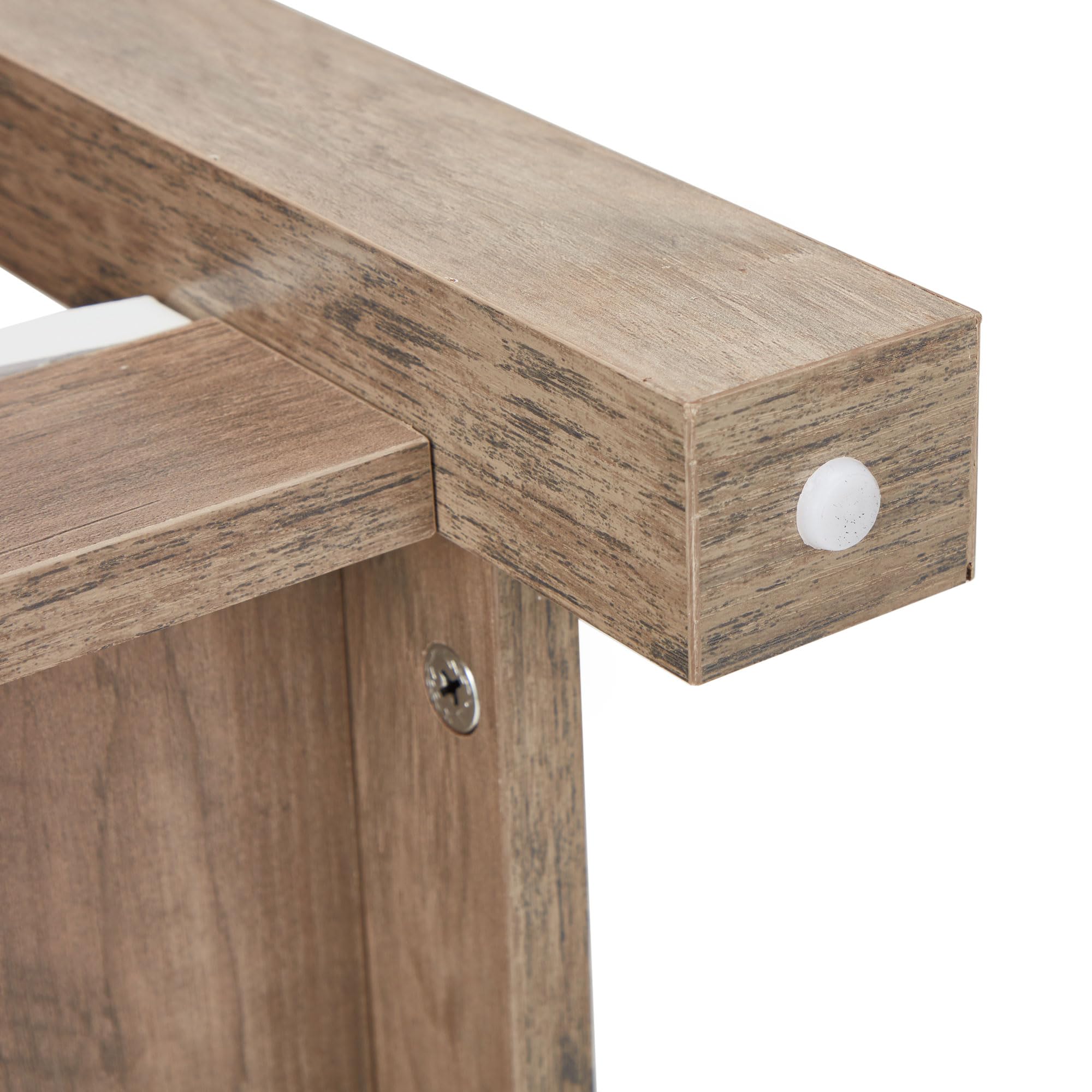 JOMEED 31.5 Inch Square Coffee Table with Storage Shelf - Modern Farmhouse Style Accent Table for Living Room & Office - Beige Wooden End Table - Perfect for Small Spaces, Home Decor & Coffee Table Books Display