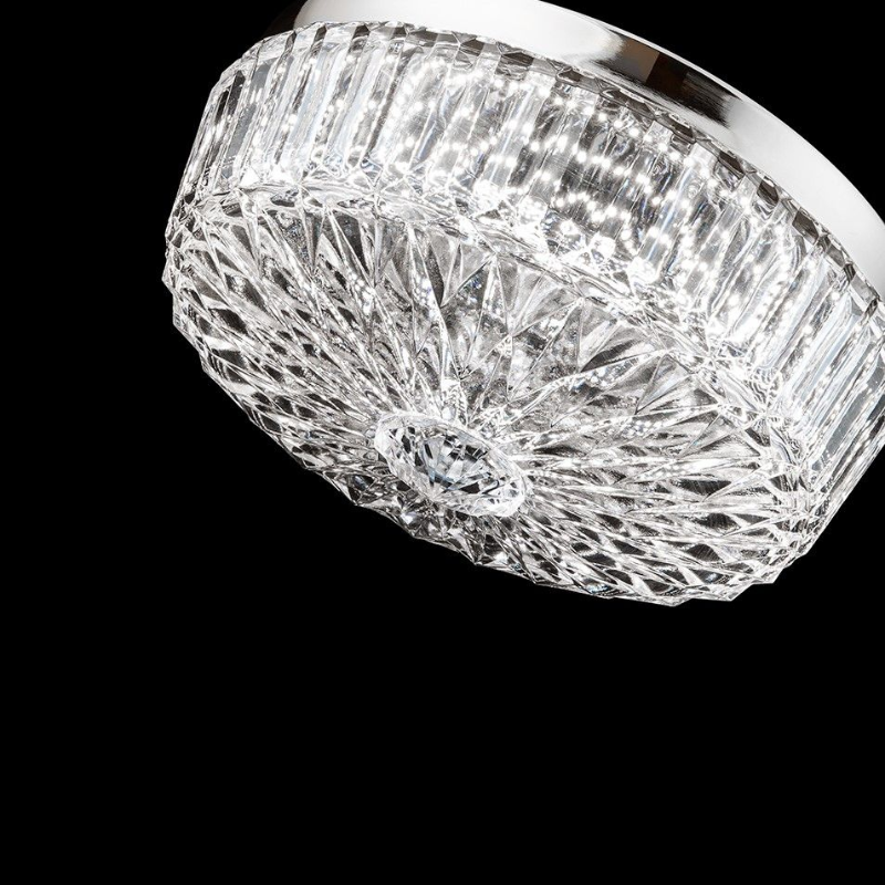 Merlinlamps S6812 Regina 12 LED Flush Mount Ceiling Light - 1 Light Modern Fixture for Bedroom, Kitchen, Hallway & Closet Lighting