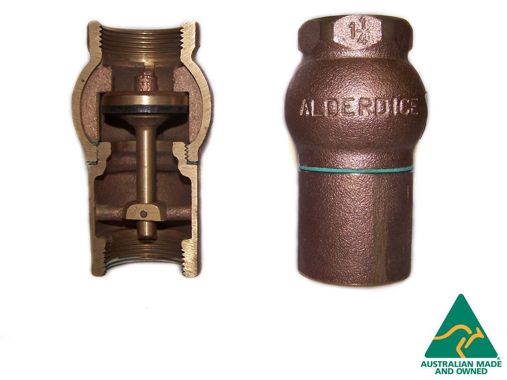Alderdice Vertical Check Valves for Pumps - High-Quality Backflow Prevention Valve for Water Systems | Ideal for Industrial, Agricultural, and Plumbing Applications