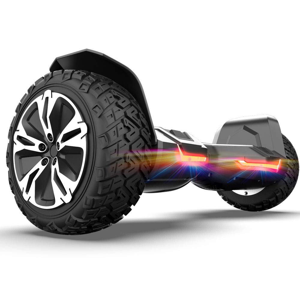 Warrior 8.5 Inch Off-Road All-Terrain Smart G2 Hoverboard with Bluetooth Speaker & LED Lights - Self Balancing Scooter for Kids & Adults (UL2272 Certified) - Perfect for Outdoor Adventures, Commuting & Fun Rides
