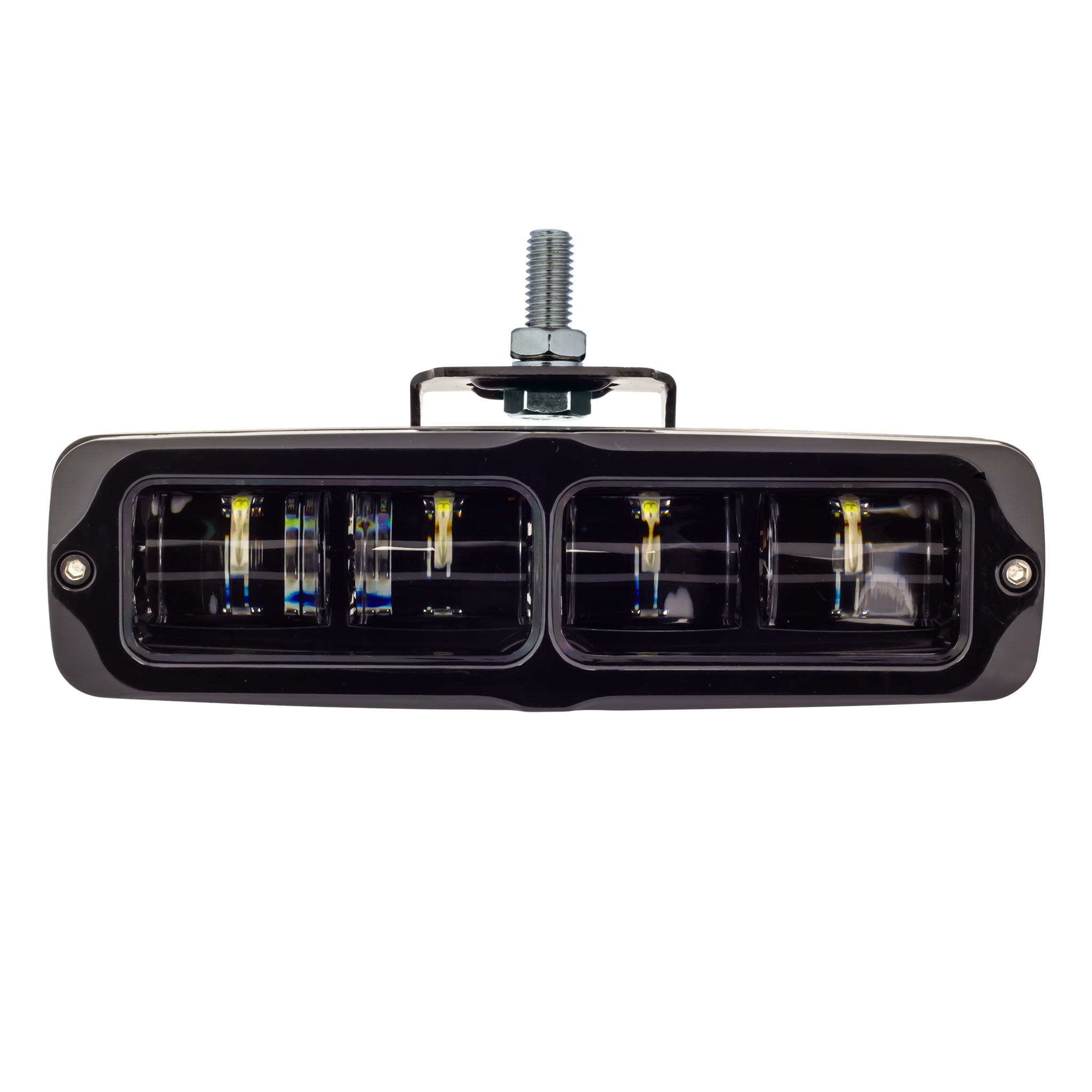 Eagle Lights 6 Generation II LED Projection Light Bar for Harley Davidson Softail & Dyna - 2500 Lumens - High Brightness Motorcycle Headlight for Night Riding & Off-Road Adventures