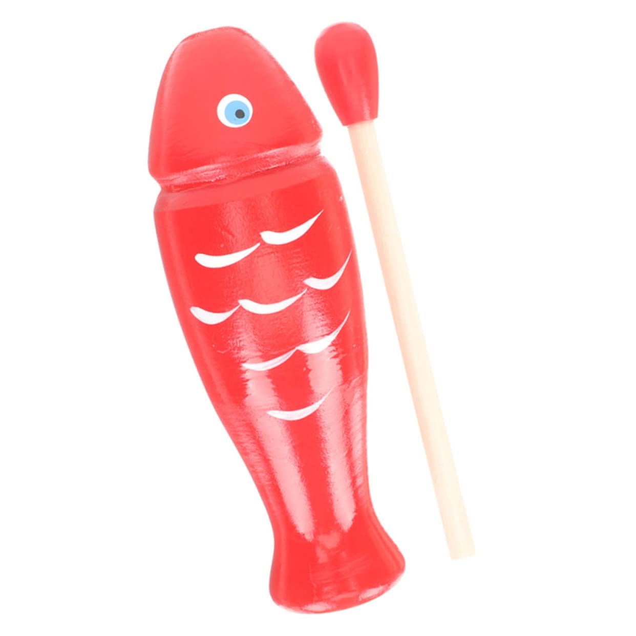 Hohopeti Small Wooden Fish Musical Toy Set for Toddlers - Kids Musical Instrument with Lights - Perfect for Early Learning, Sensory Play & Birthday Gifts