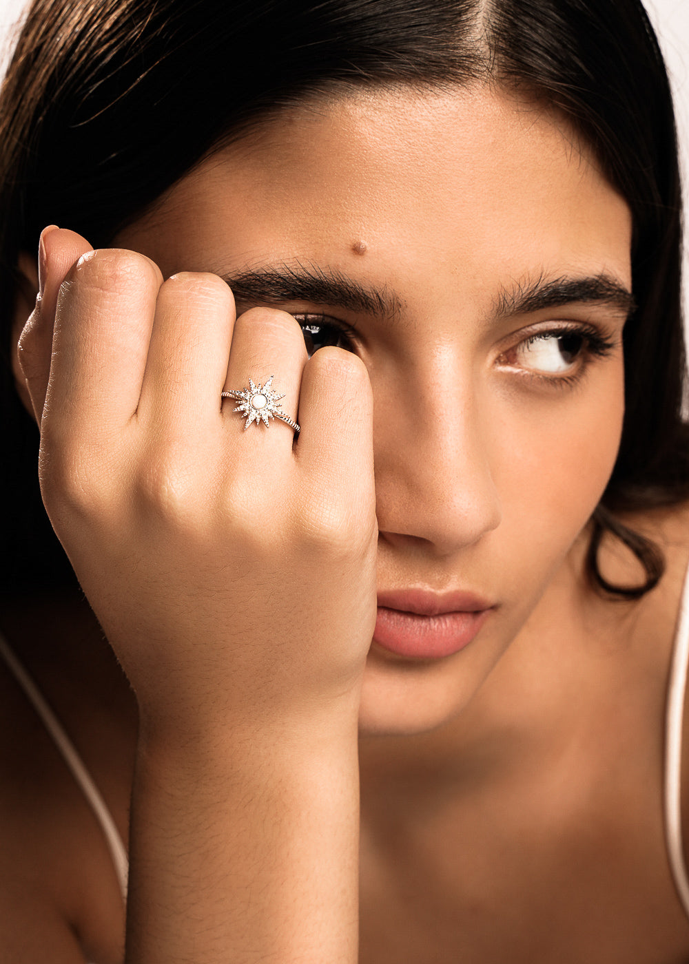 North Star Silver Ring for Women - Elegant Celestial Jewelry for Everyday Wear, Gift Giving & Special Occasions