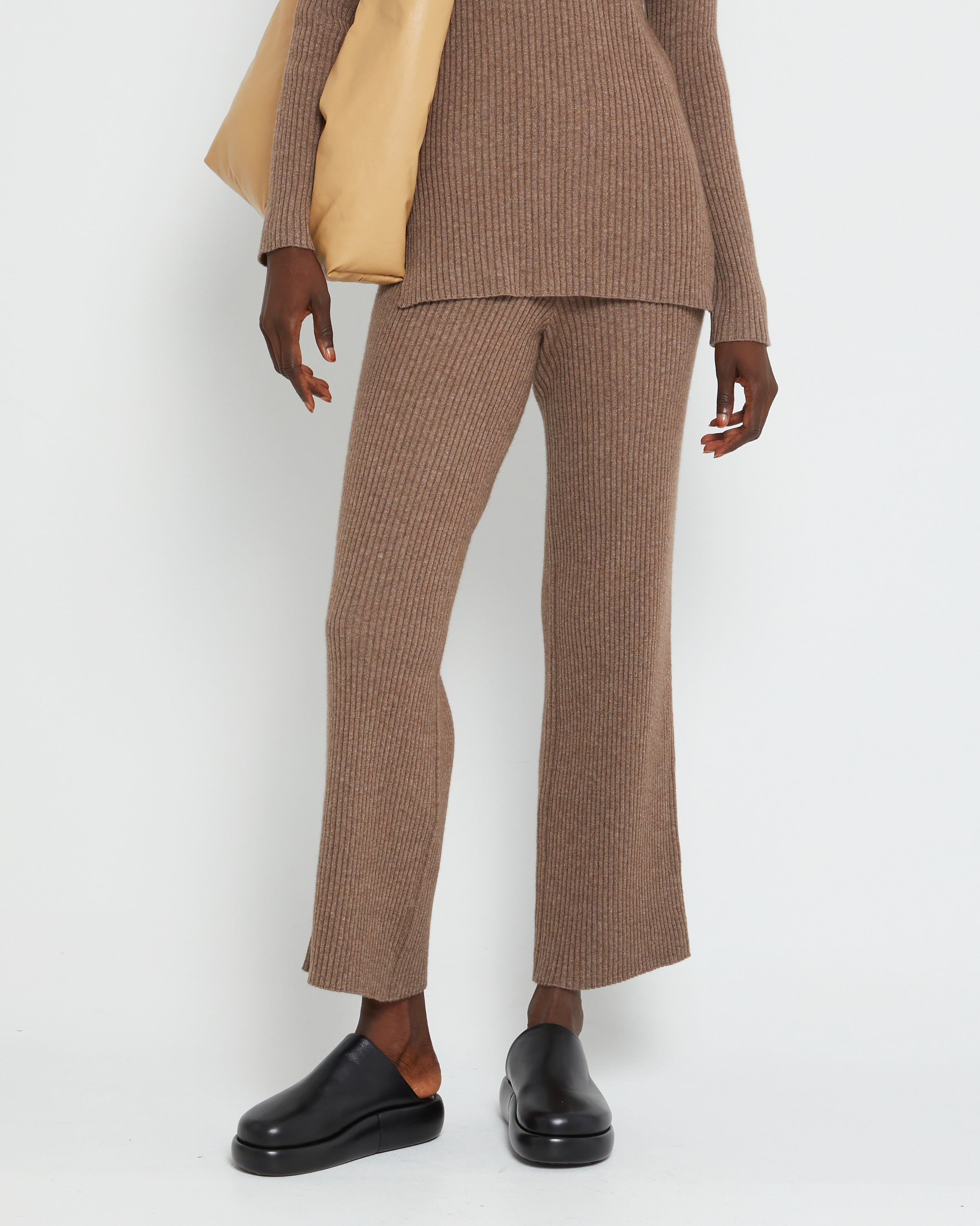 Premium Wool Cashmere Pants for Women - Soft & Warm Winter Trousers - Perfect for Office, Travel & Lounge Wear