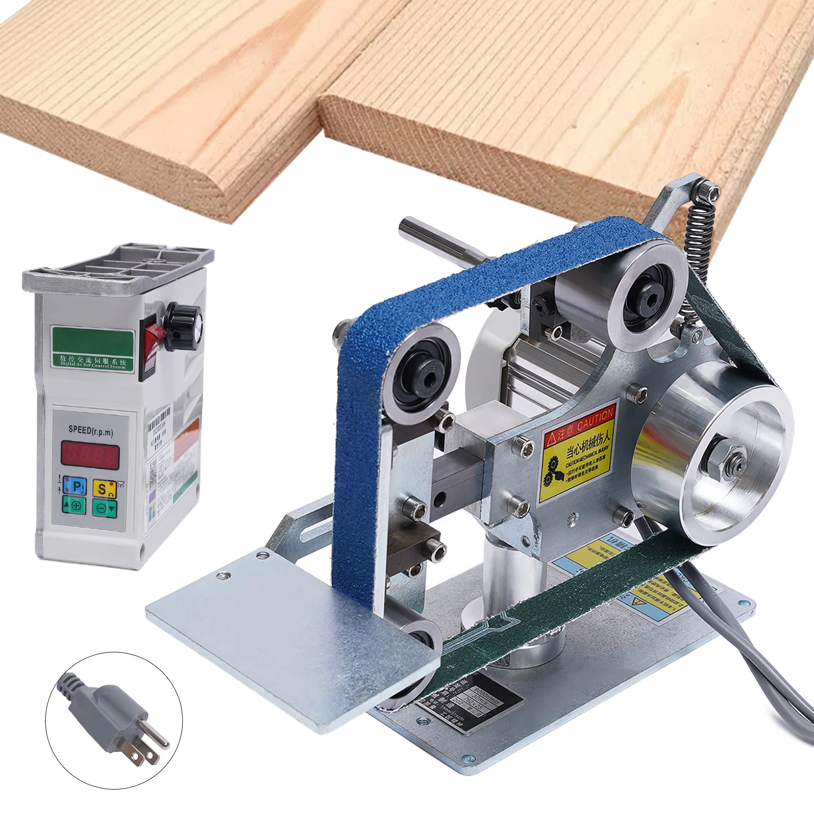 110V 550W Belt Sander Bench Grinder - 1