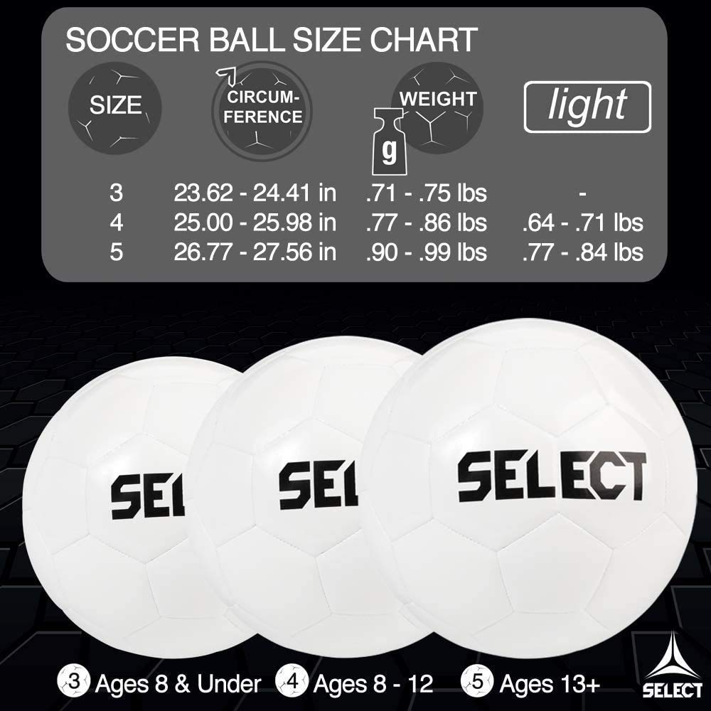 Premium Select Super Soccer Ball - Official Size 5 Match Ball for Training & Games - Perfect for Youth, Adult, and Professional Players - Indoor & Outdoor Use