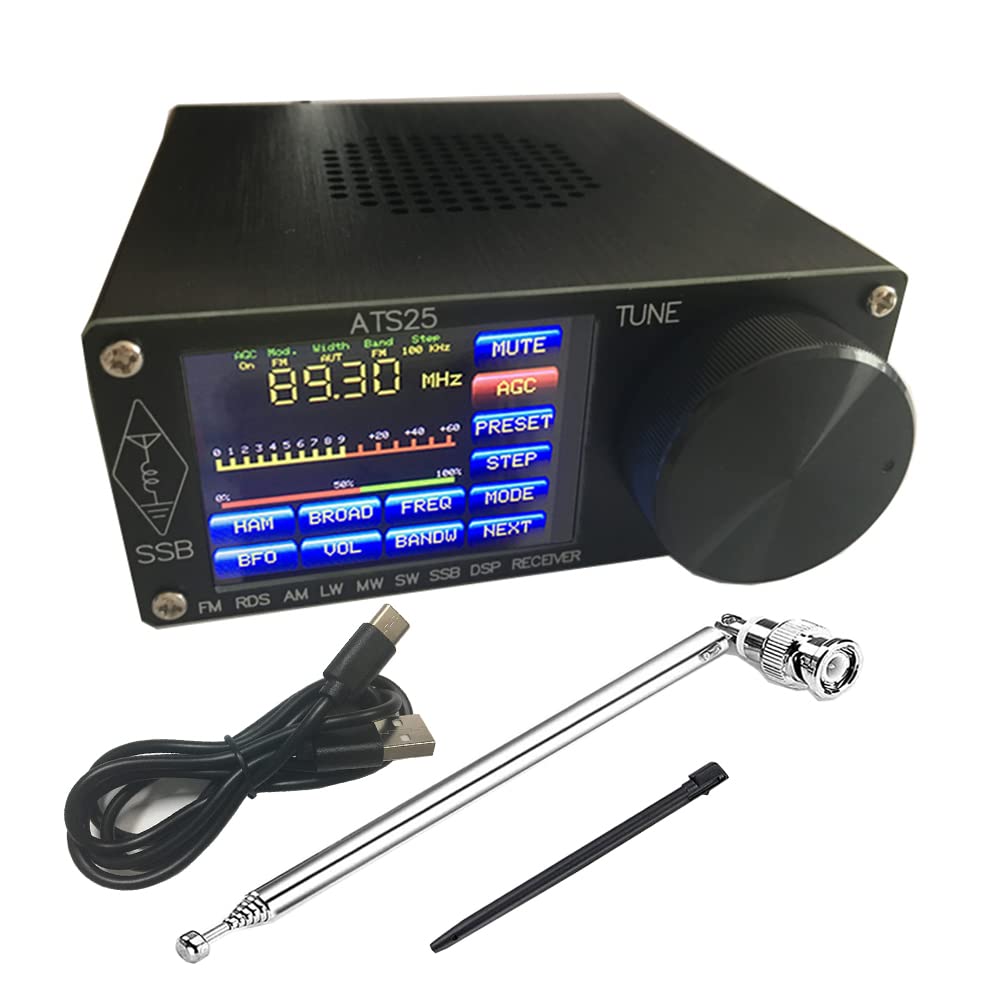 Upgraded V5.2 ATS-25 SI4732 Digital Radio Receiver - Portable 2.4