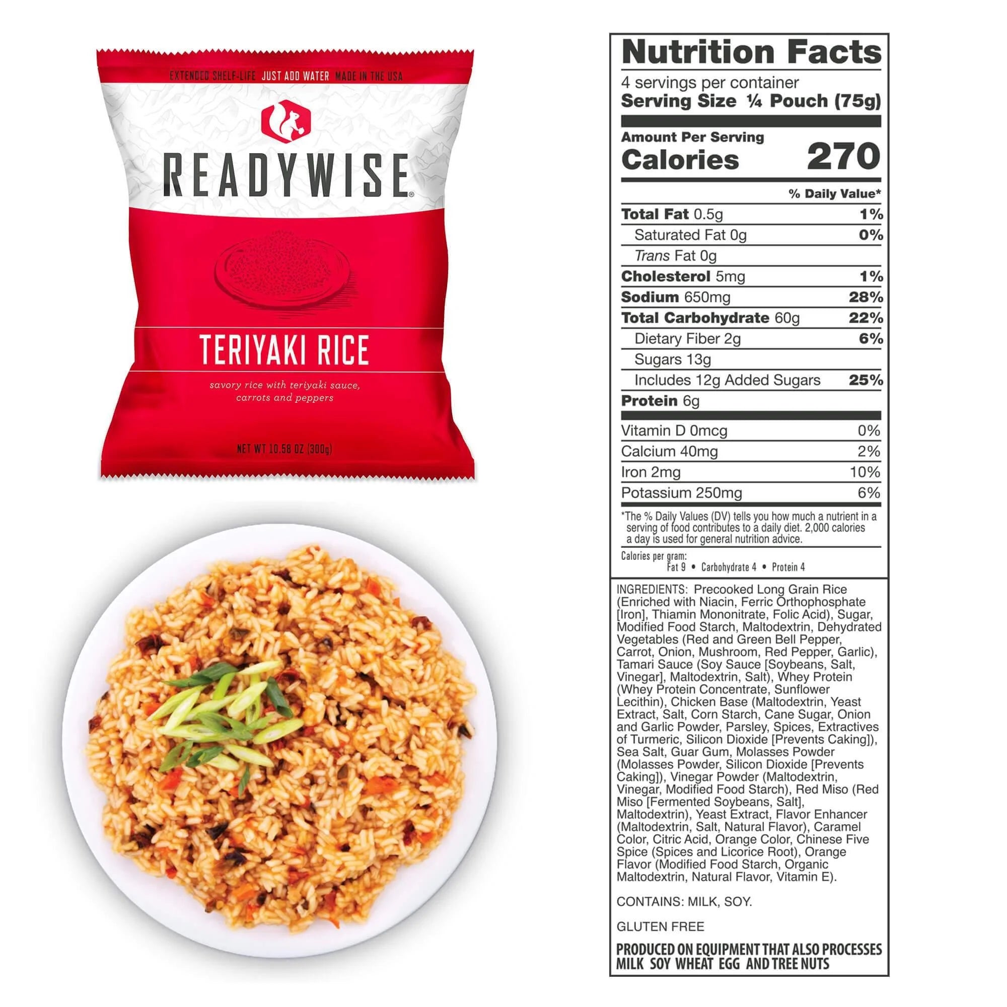 ReadyWise 72-Hour Emergency Survival Food Kit - 30 Servings of Freeze-Dried Meals & Drinks for Camping, Hiking, and Disaster Preparedness