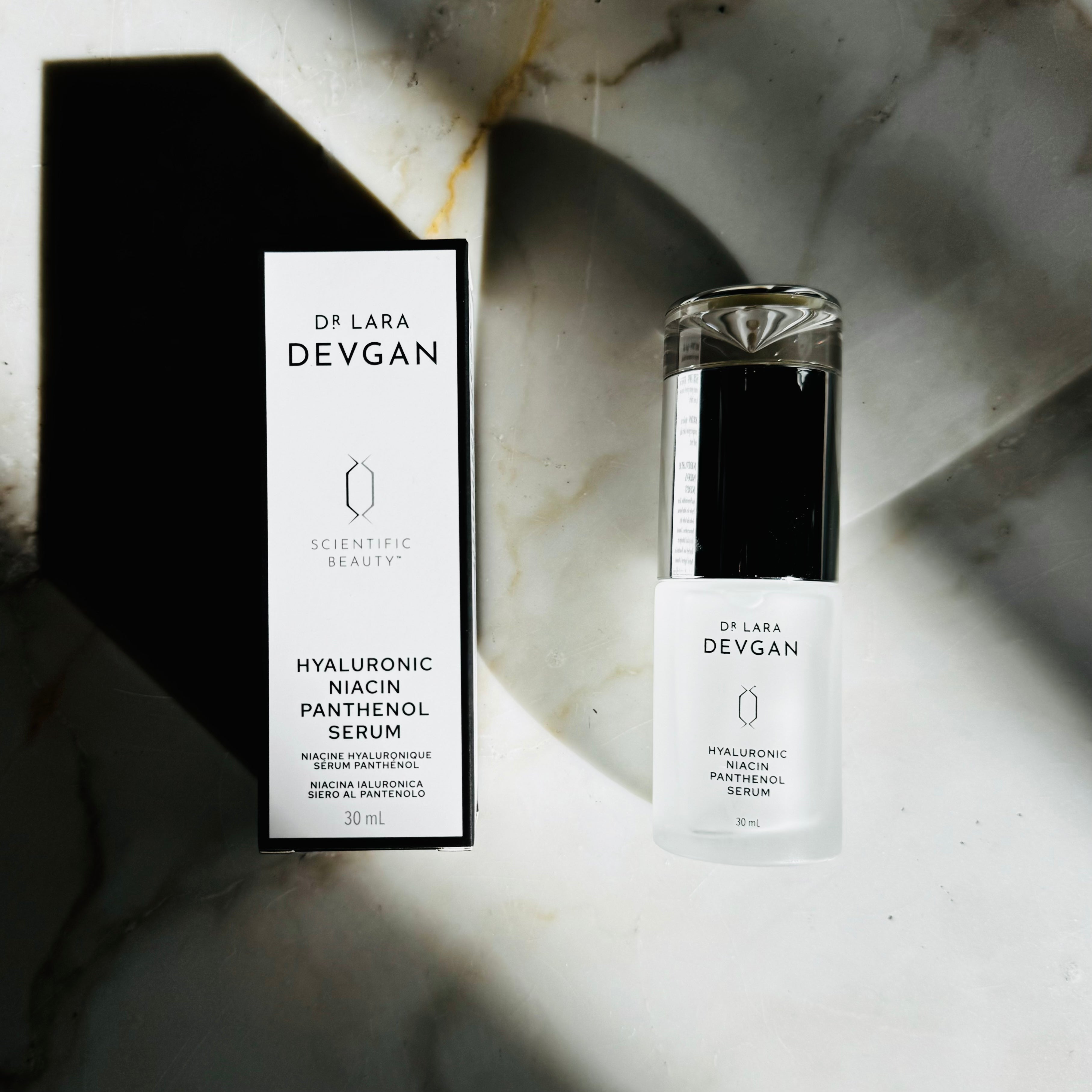 Dr. Devgan Hyaluronic Niacin Panthenol Serum - Hydrating Anti-Aging Face Serum with Hyaluronic Acid & Niacinamide - Perfect for Dry Skin & Fine Lines Reduction - Day & Night Skincare Routine