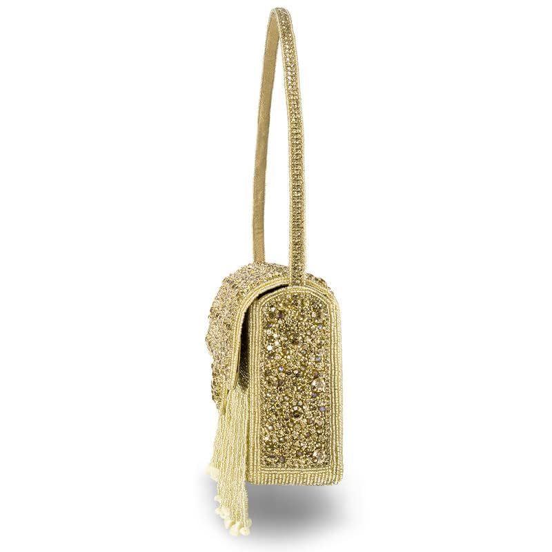 **Aheli Indian Potli Bags for Women – Elegant Ethnic Clutch Purse with Drawstring, Perfect for Weddings, Evening Parties & Festive Occasions**