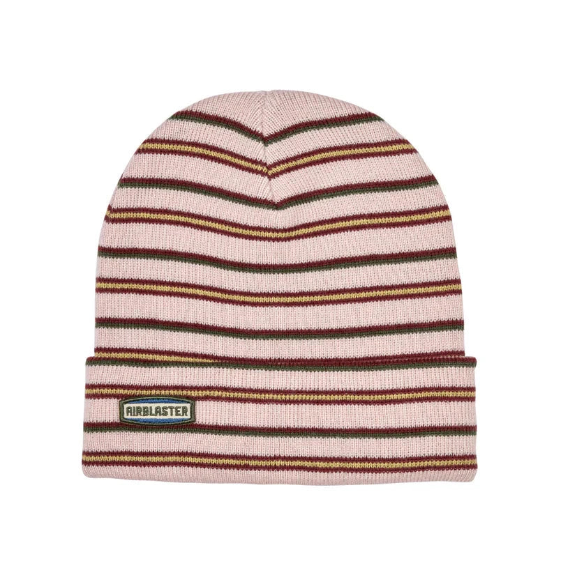 Airblaster Stripe Beanie 2025 - Warm Knitted Winter Hat for Men & Women - Perfect for Skiing, Snowboarding & Outdoor Activities