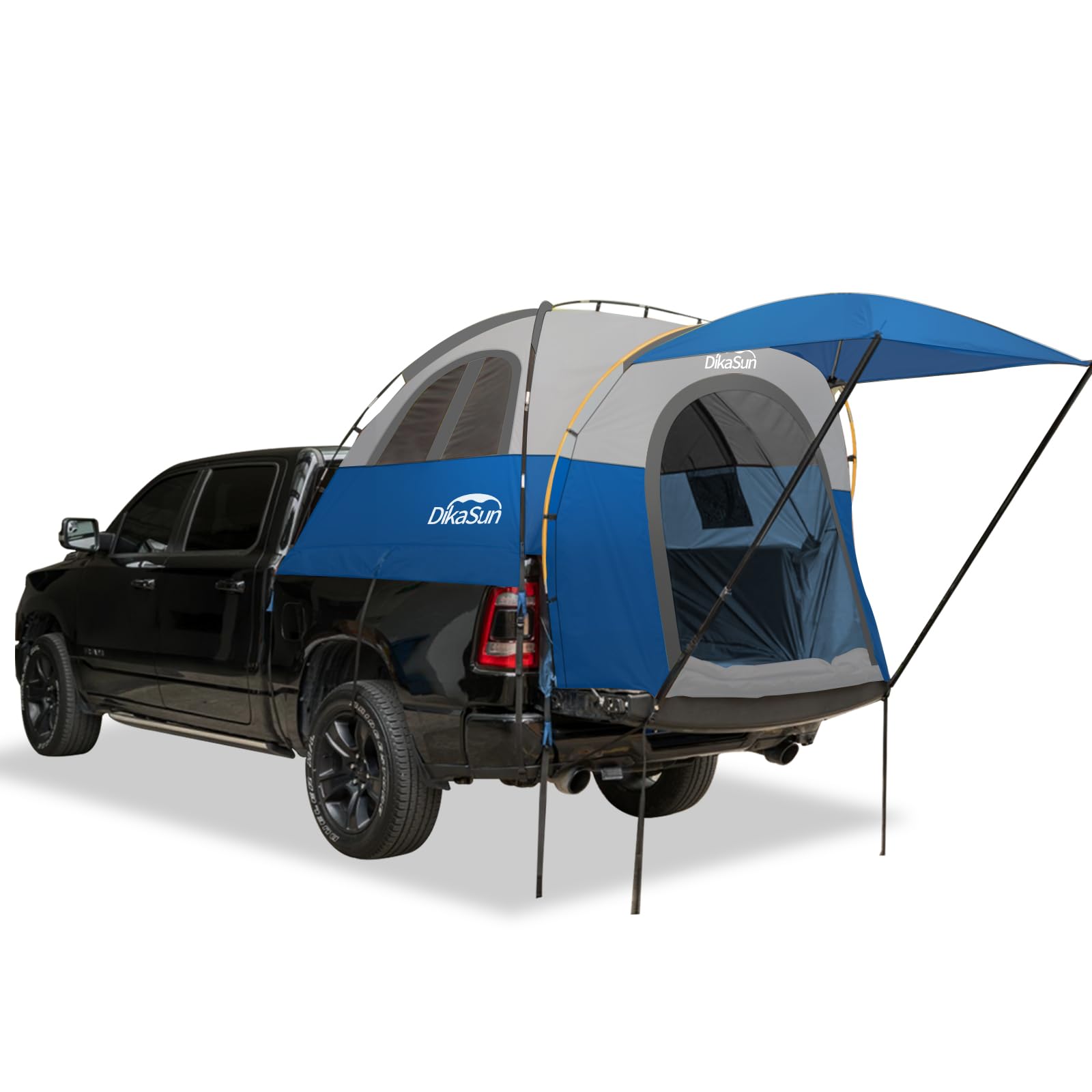 **Waterproof Double Layer Truck Bed Tent for 5.5-5.8 Ft Pickups – PU3000mm Tear-Resistant, 2-Person Camping & Outdoor Shelter with Awning – Perfect for Road Trips, Overlanding & Backyard Adventures**